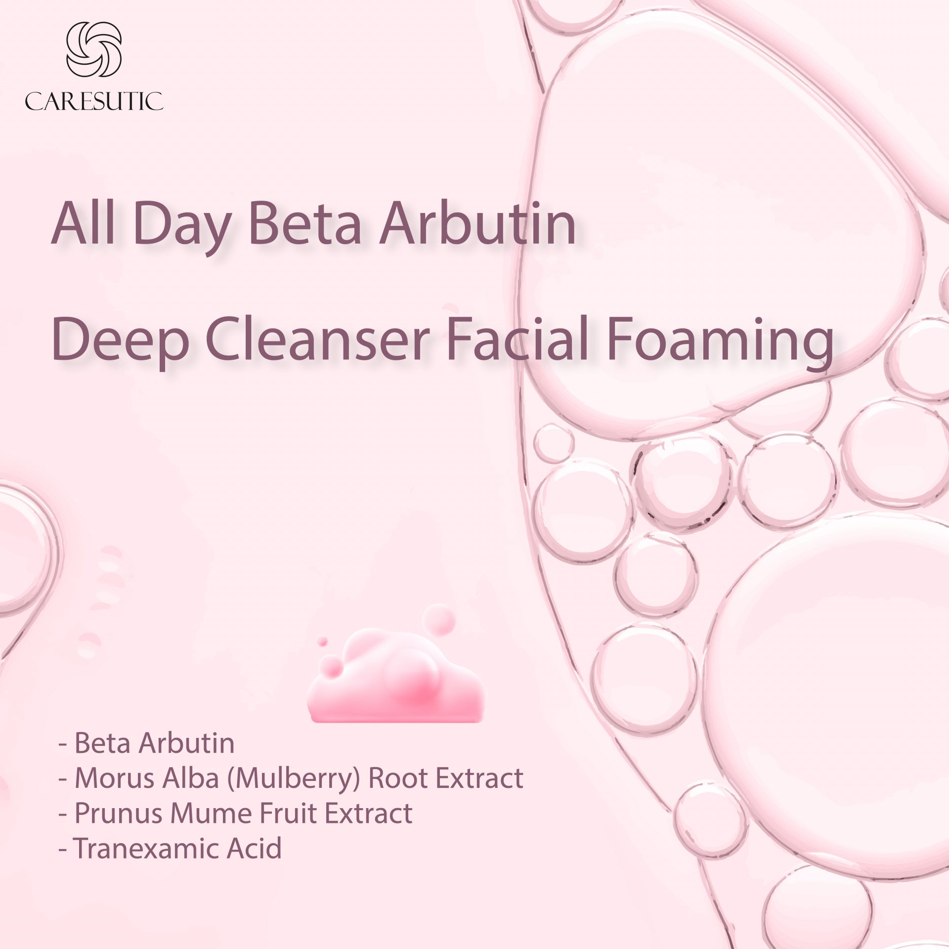 All Day Beta Arbutin Deep Cleanser Facial Foaming
