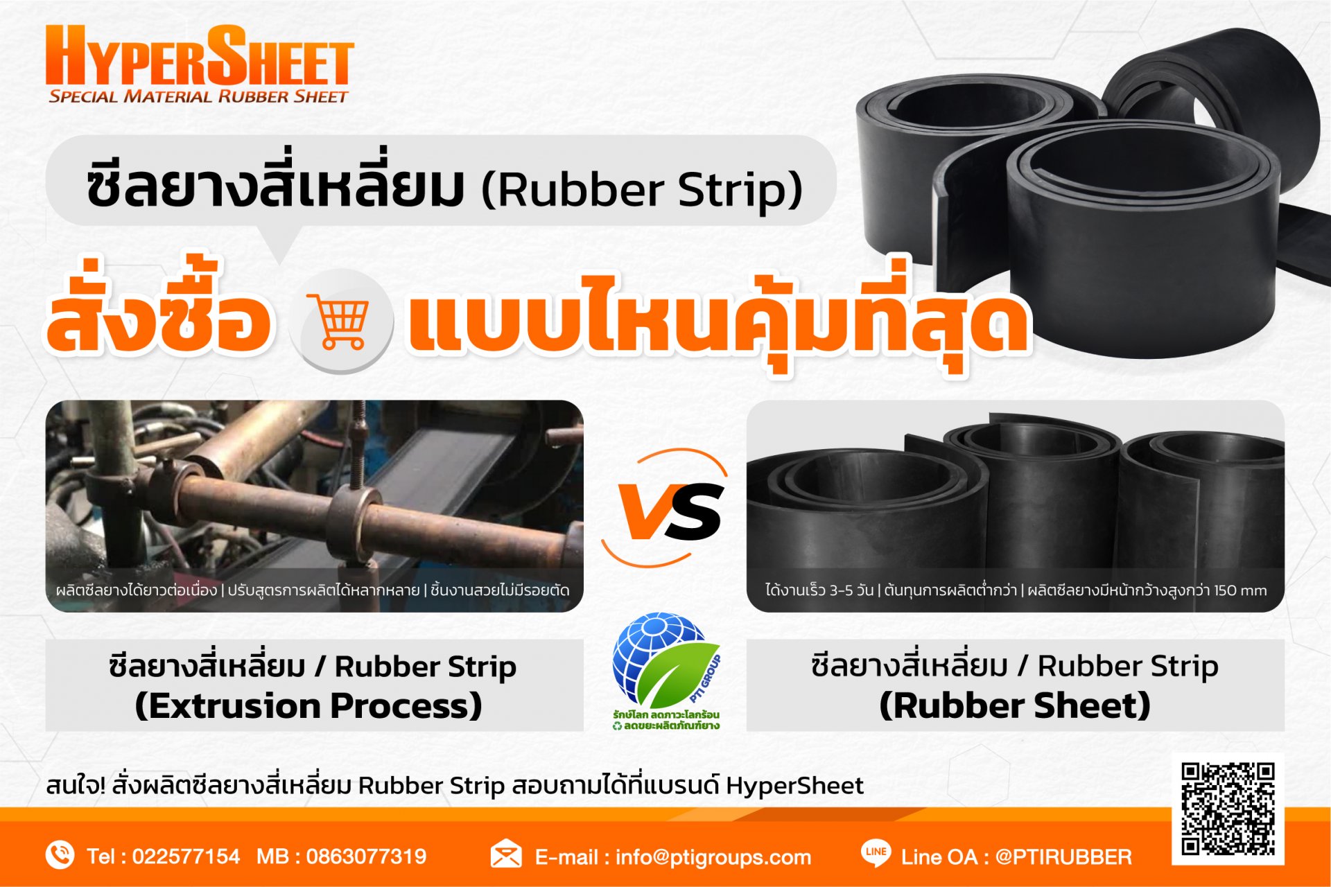 Square rubber seal. Rubber Strip. Which one is the most cost-effective to order?
