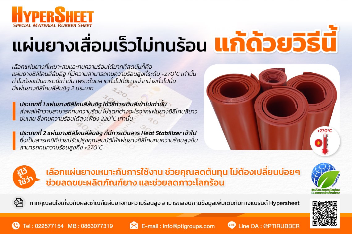 The rubber sheet wears out quickly and is not resistant to heat. solve this way