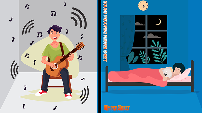 แผ่นยางกันเสียง Soundproofing rubber Sheet  แผ่นยางกันเสียง Soundproofing rubber Sheet