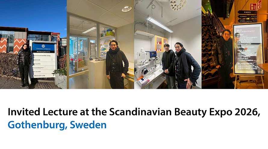 Invited Lecture at the Scandinavian Beauty Expo 2026, Gothenburg, Sweden