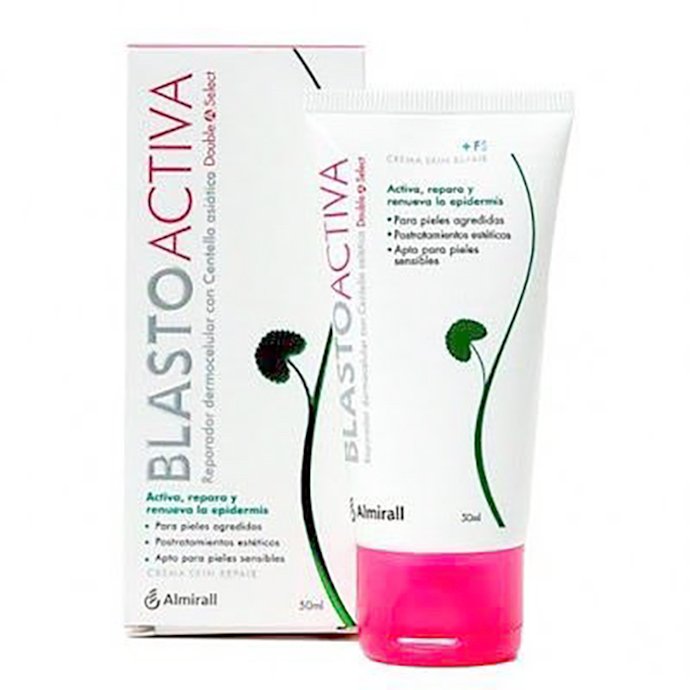 Blasto Activa Cream ครีมฟื้นฟูและบำรุงผิวหน้าและผิวกาย สำหรับผิวระคายเคืองอักเสบ 50ml.