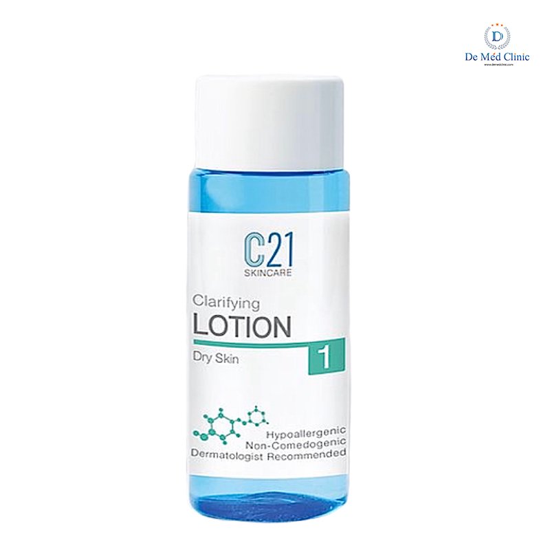 C21 CLARIFYING LOTION HYPERSENSITIVE SKIN โทนเนอร์สำหรับผิวแพ้ง่าย สิว Acne NO.0 ขวดใหญ่ 100 ml DeMed Clinic