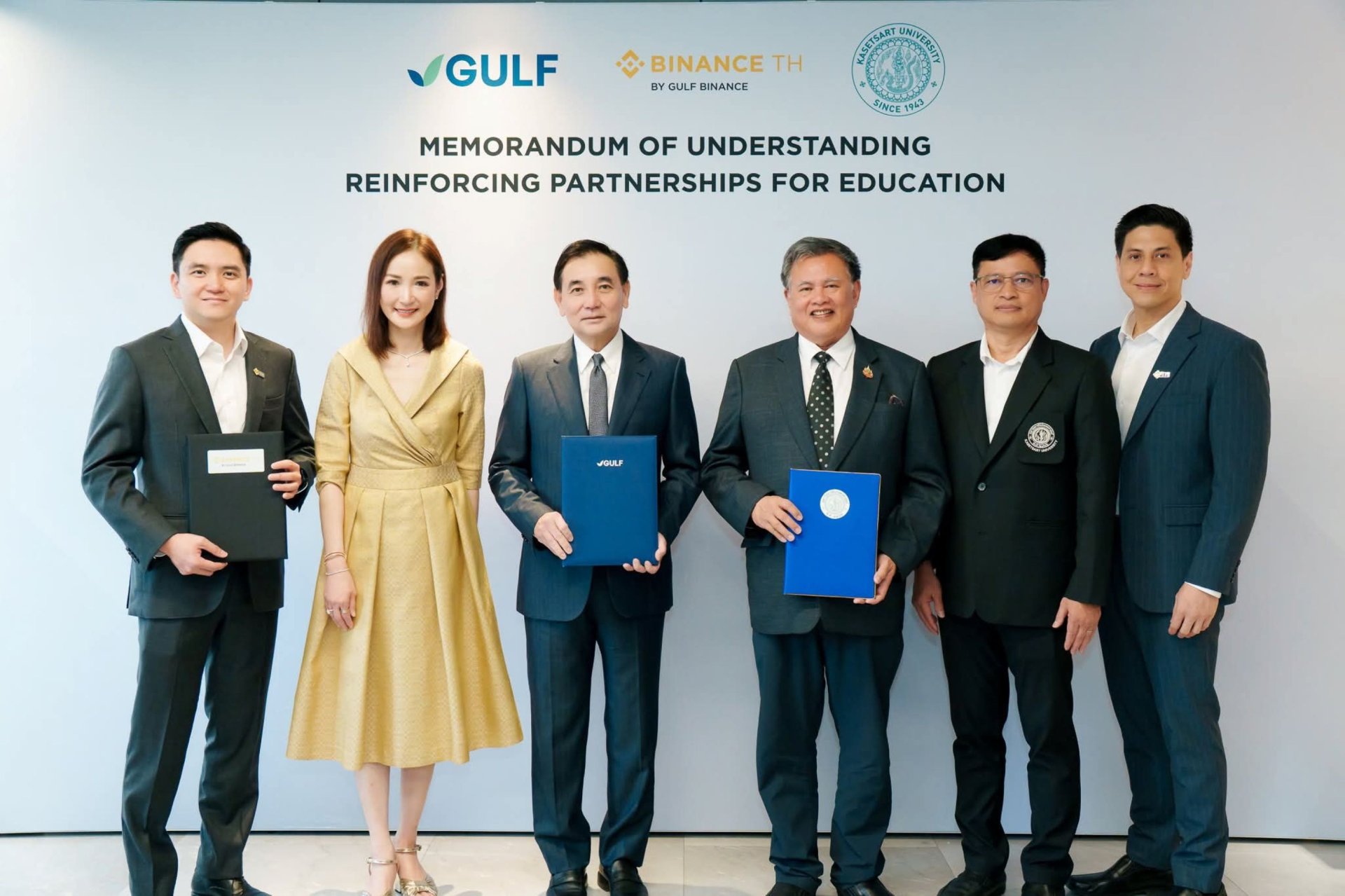GULF ร่วมกับ BINANCE TH ผนึกกำลัง คณะวิทยาศาสตร์ มก. เร่งพัฒนาบุคลากรสินทรัพย์ดิจิทัล