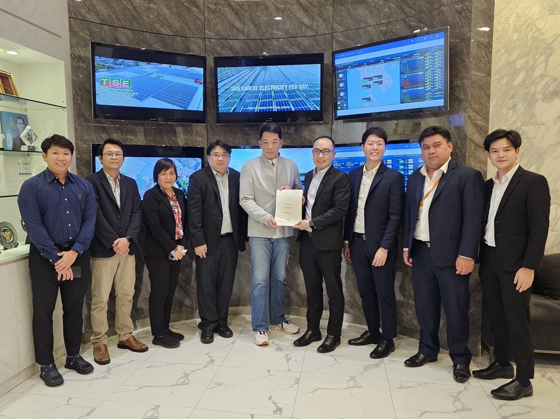 TSE ลงนามสัญญาเงินกู้ 432 ล้านบาทจาก TTB เพื่อลงทุนโครงการซอยล์กรีต จ.นครสวรรค์ 
