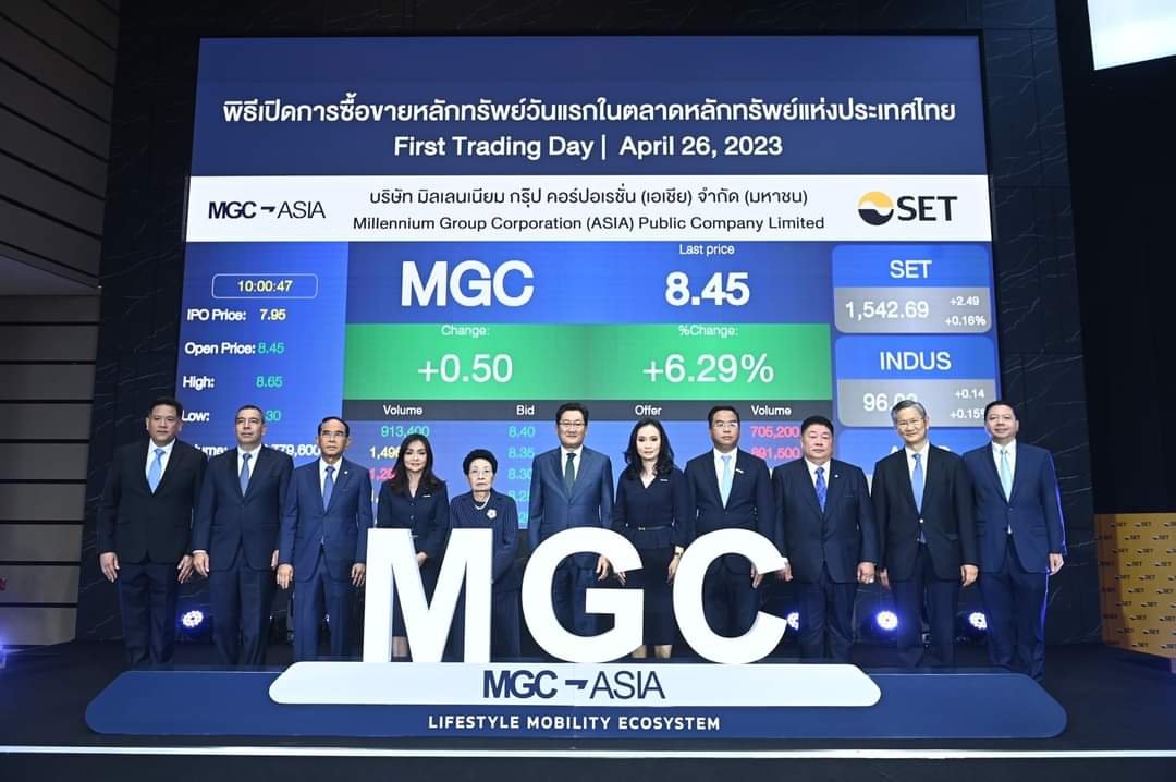 MGC ยืนเหนือจองสวนภาวะตลาดได้ทั้งวัน ขานรับแผนเติบโต และข่าวนักลงทุนรายใหญ่เข้ามาร่วมลงทุน 