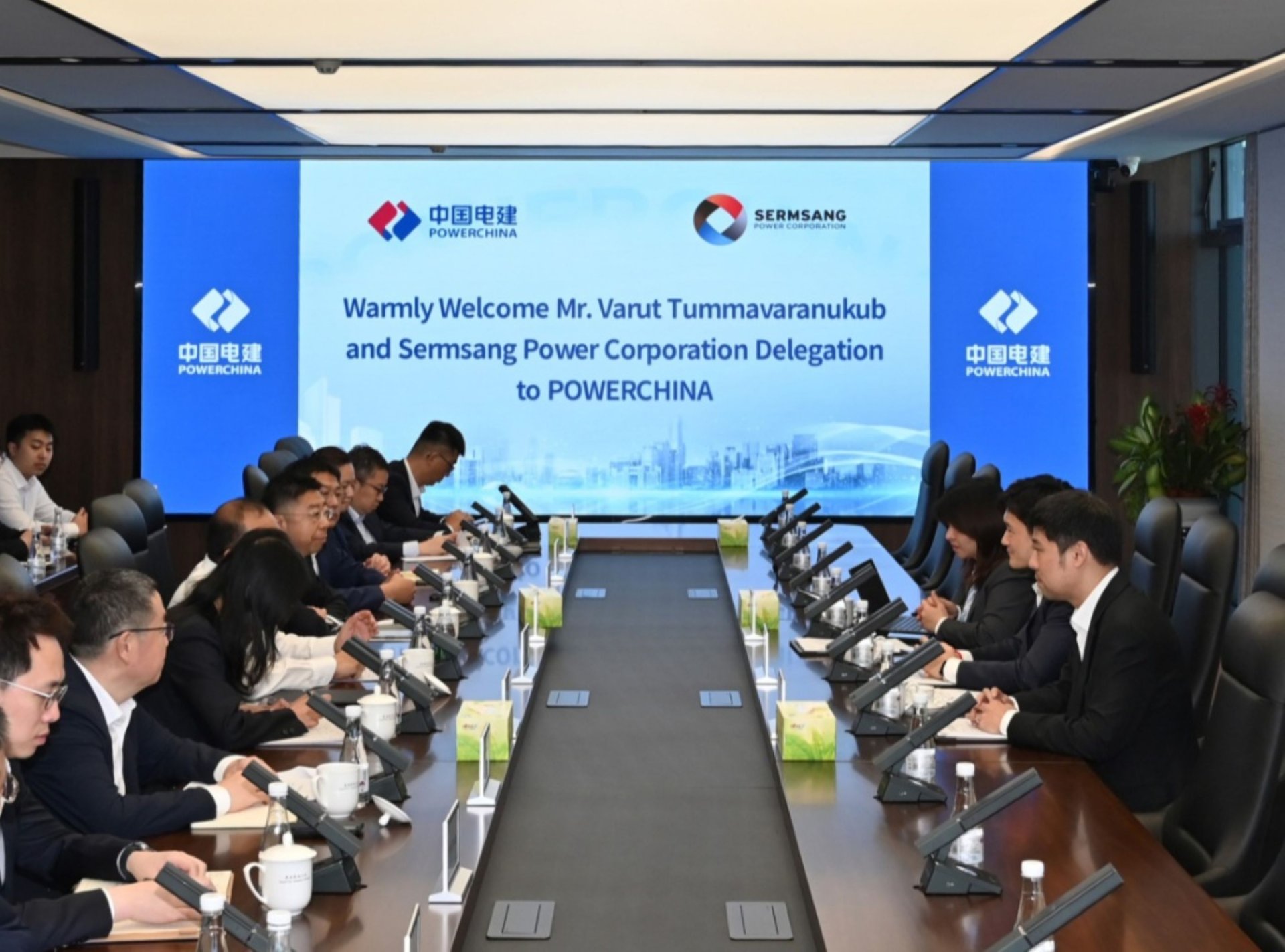 SSP ยกทีมผู้บริหารกระชับสายสัมพันธ์กับ PowerChina