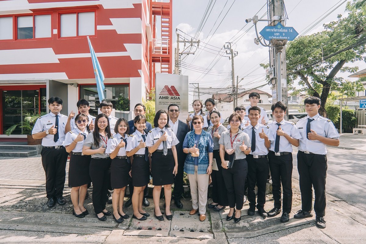 นักเรียนทุน AMR โครงการ "ปั้นช่าง สร้างชาติ" เข้าเยี่ยมชมศูนย์การเรียนรู้ 