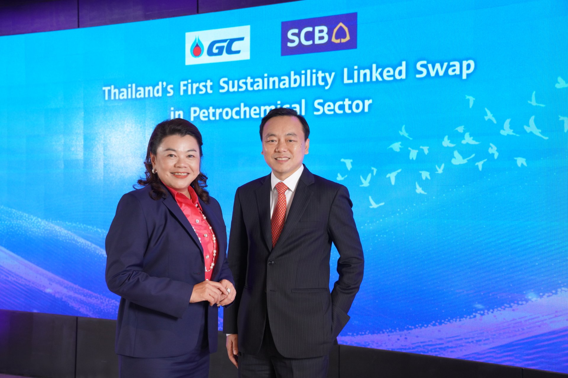 GC ลงนามสัญญาอนุพันธ์เชื่อมโยงความยั่งยืน Sustainability Linked Swap เป็นรายแรกในกลุ่มอุตสาหกรรมปิโตรเคมีไทย