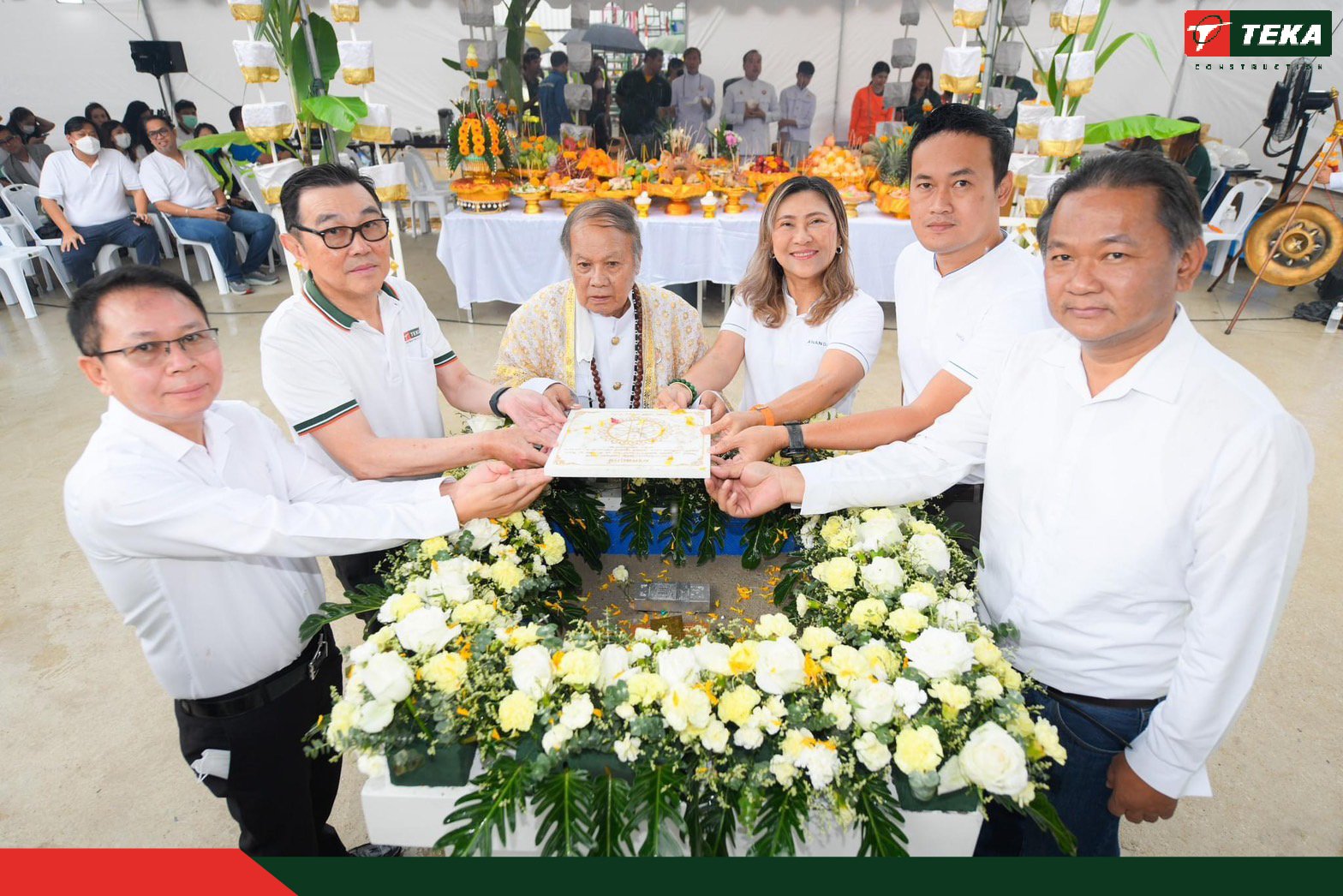 TEKA ร่วมพิธีวางศิลาฤกษ์งานก่อสร้างโครงการ ไอดิโอ รามคำแหง-ลำสาลี สเตชั่น 
