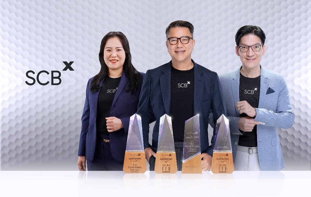 SCBX กวาด 4 รางวัลความเป็นเลิศระดับภูมิภาคเอเชีย เวที Asian Excellence Awards 