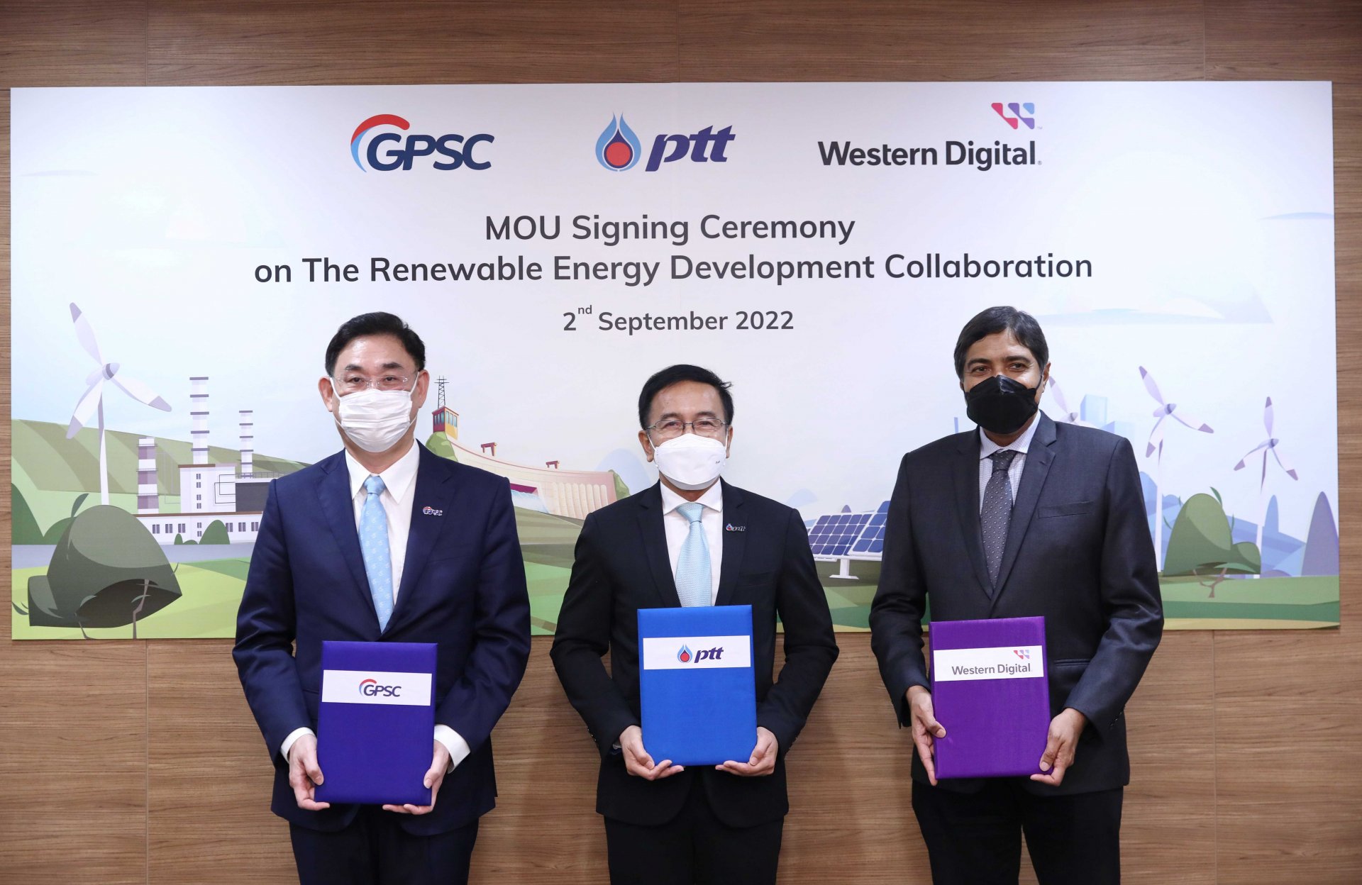 ปตท. ผนึกกำลัง GPSC และ WD ขยายความร่วมมือการใช้พลังงานหมุนเวียนในภาคอุตสาหกรรมไทย