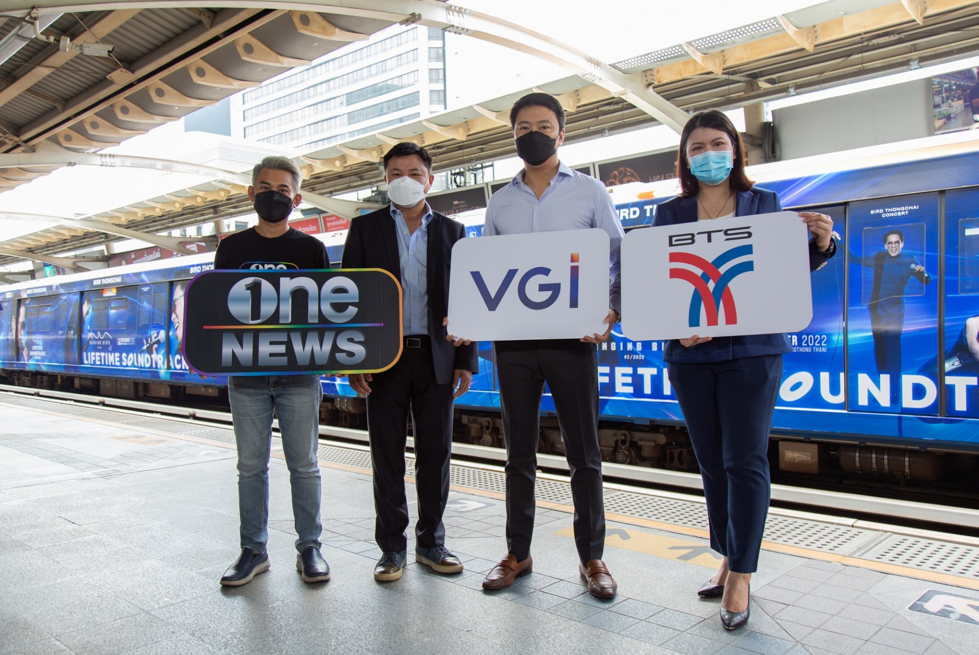 VGI จับมือ BTS และ onee เปิดตัวสำนักข่าวเคลื่อนที่ “one news” ออกอากาศในขบวนรถไฟฟ้า