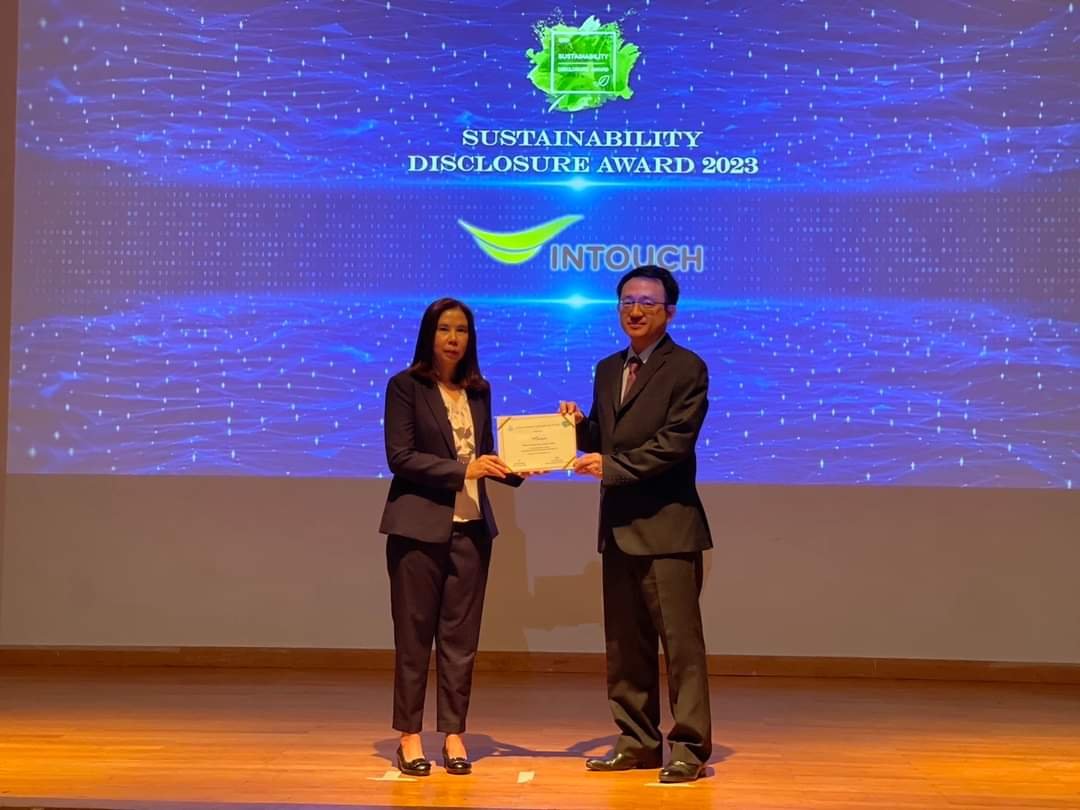INTUCH คว้ารางวัล Sustainability Disclosure Award 2023