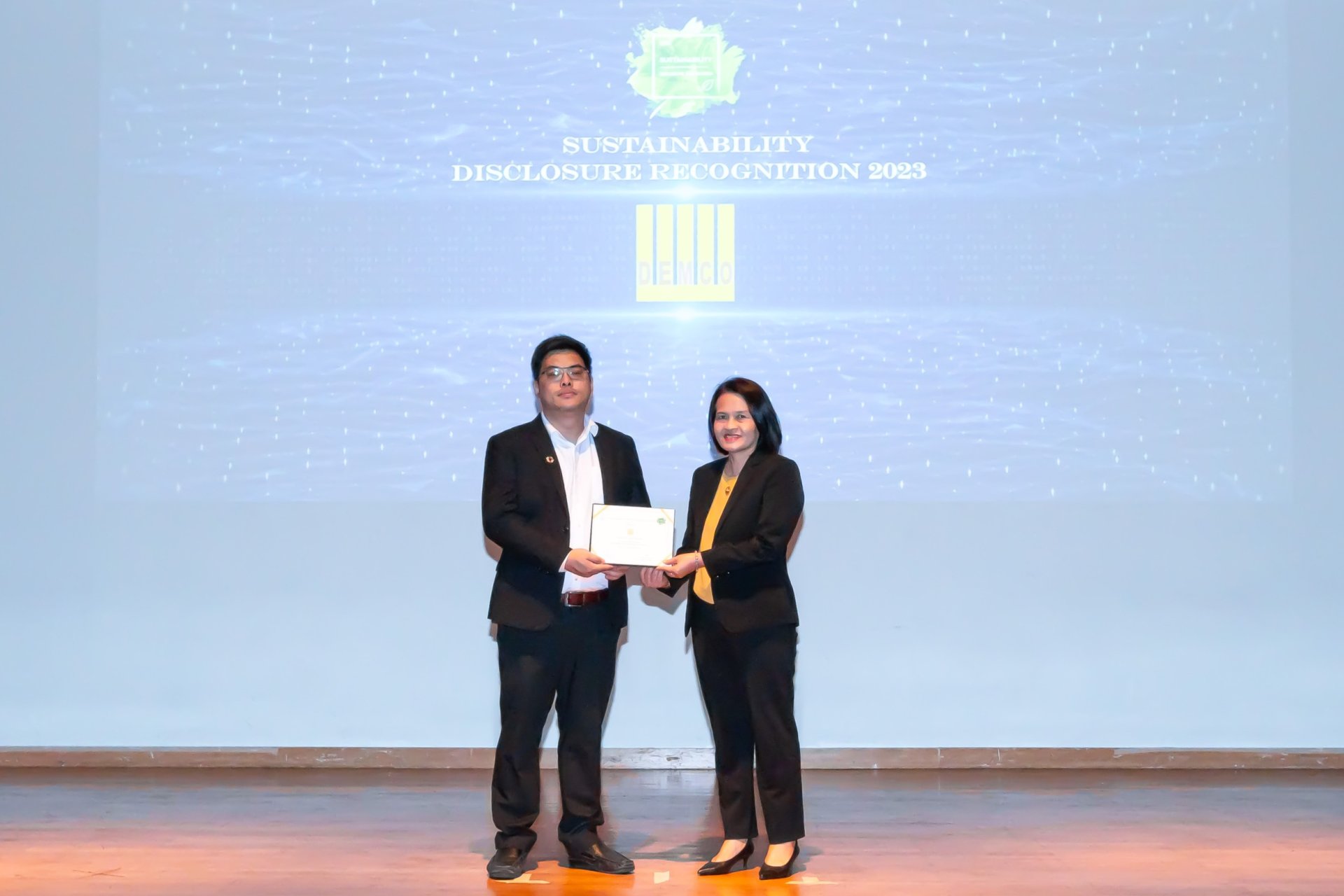 DEMCO รับรางวัล Sustainability Disclosure Award 4 ปีซ้อน 