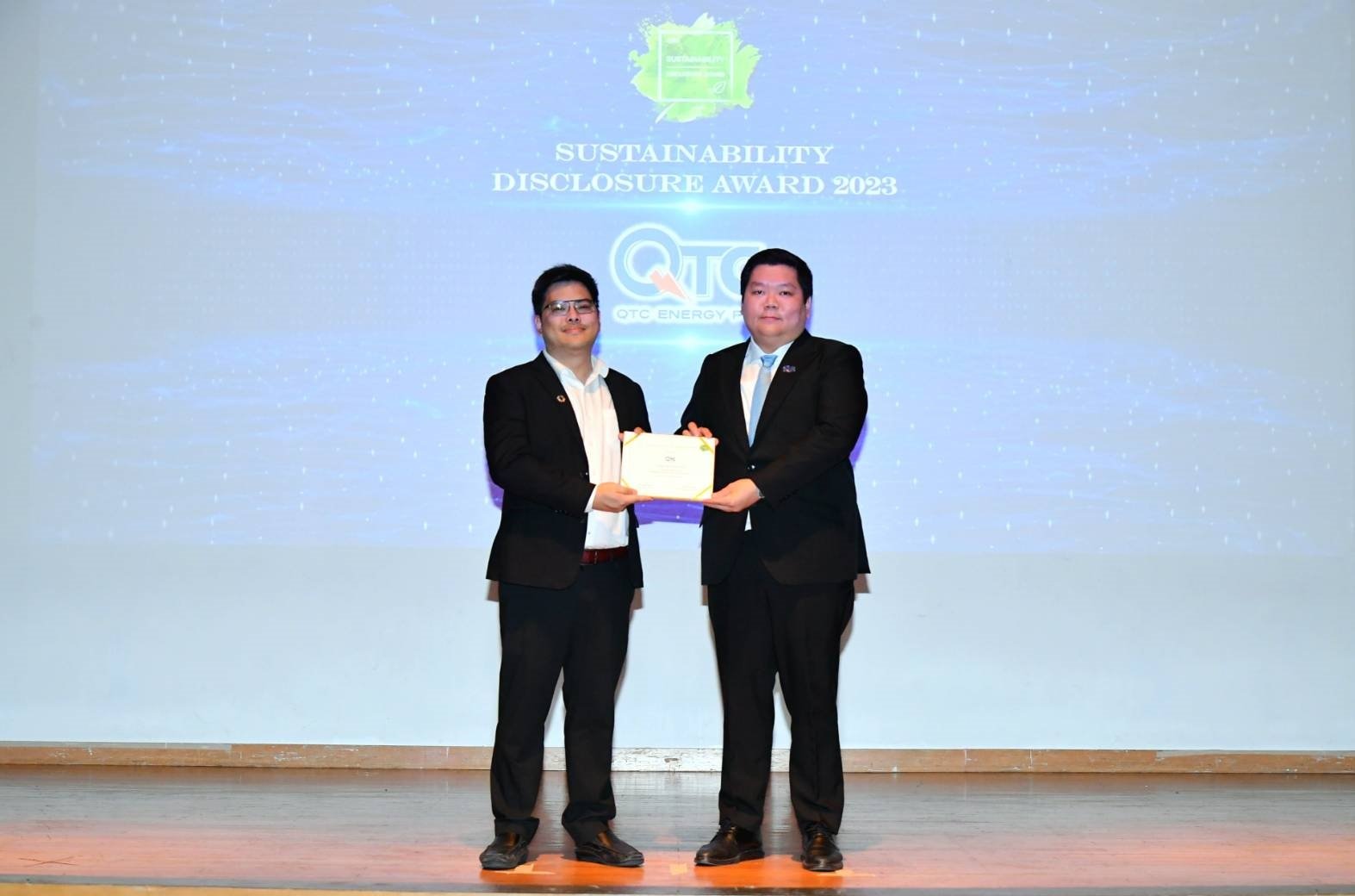 QTC คว้ารางวัล Sustainability Disclosure Award 2023