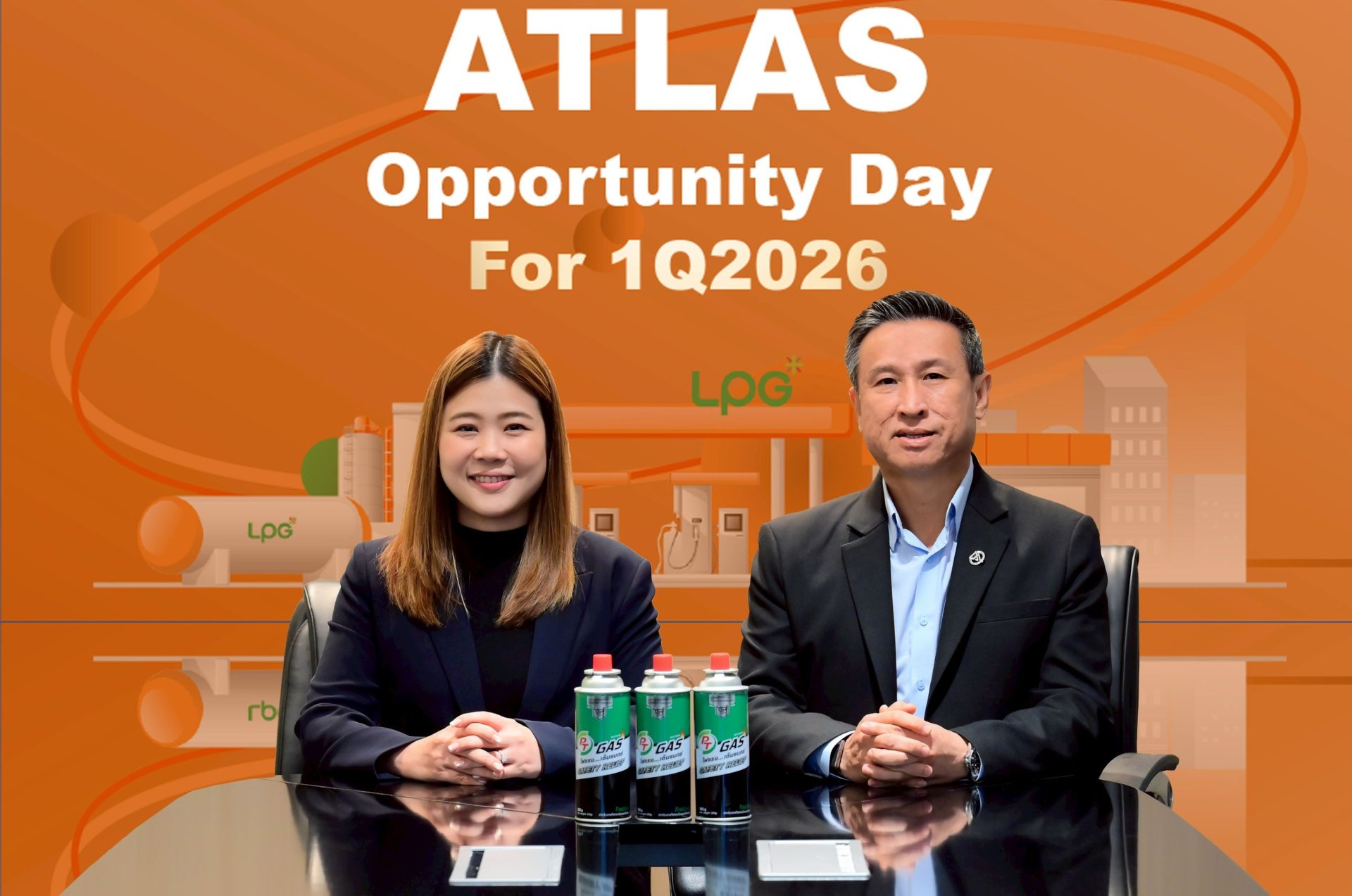 ATLAS เตรียมลุยขยายธุรกิจ LPG เต็มสูบ ดันรายได้ปี 2569 โต 10-12%