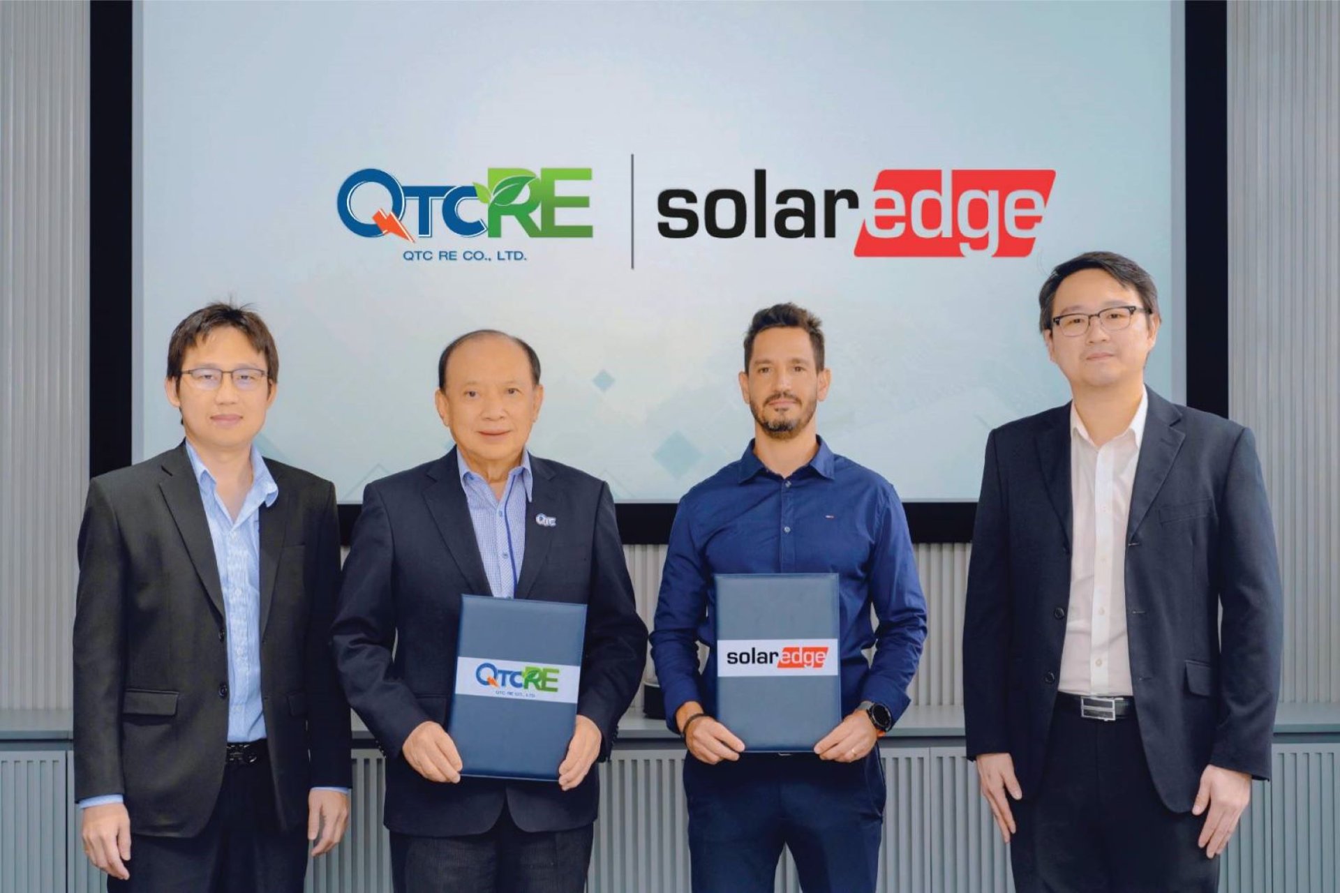 QTC RE ลงนาม SolarEdge ผู้นำธุรกิจโซลาร์อัจฉริยะ ด้วยโซลูชันระดับโลก