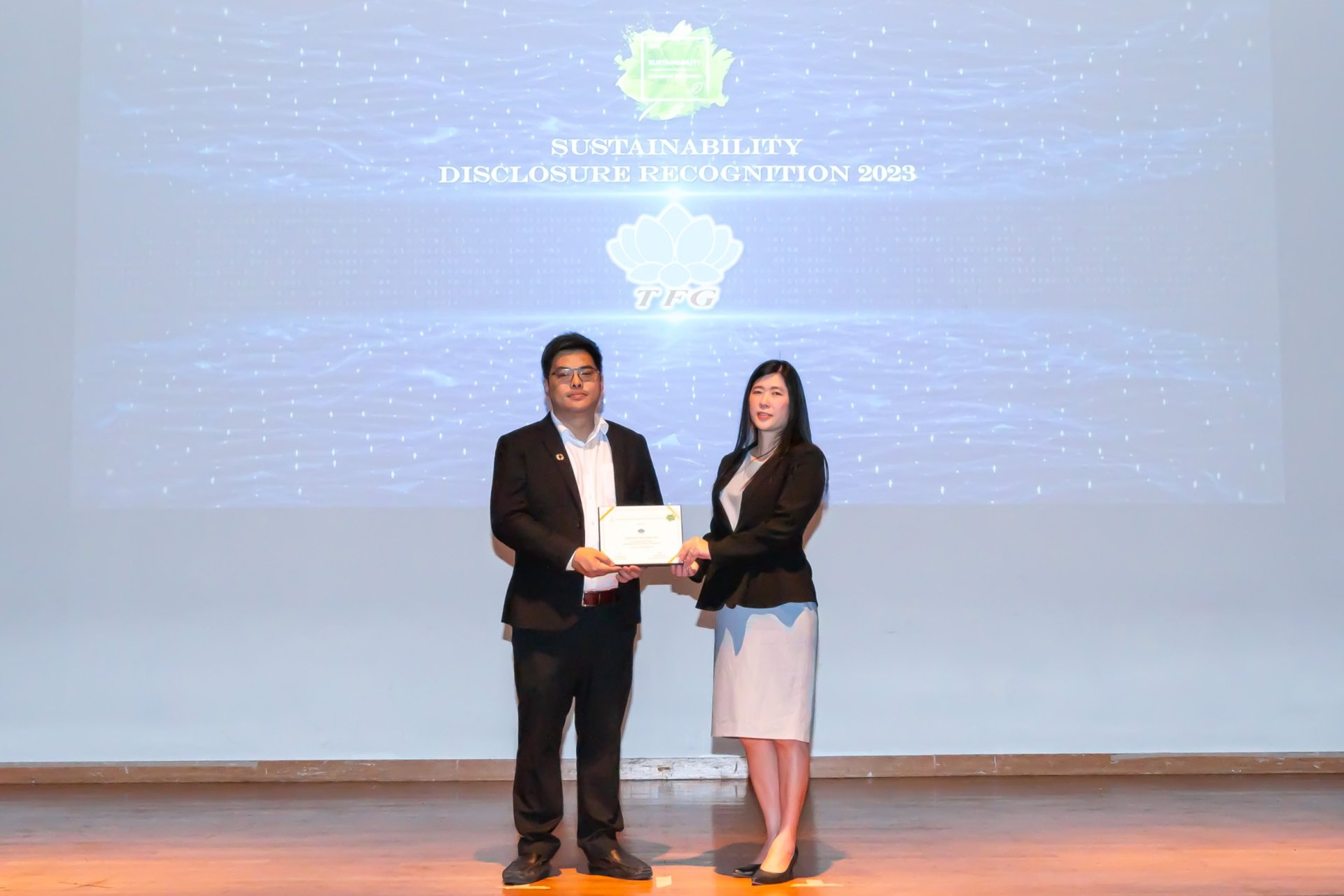 TFG คว้ารางวัล Sustainability Disclosure Recognition 4 ปีซ้อน