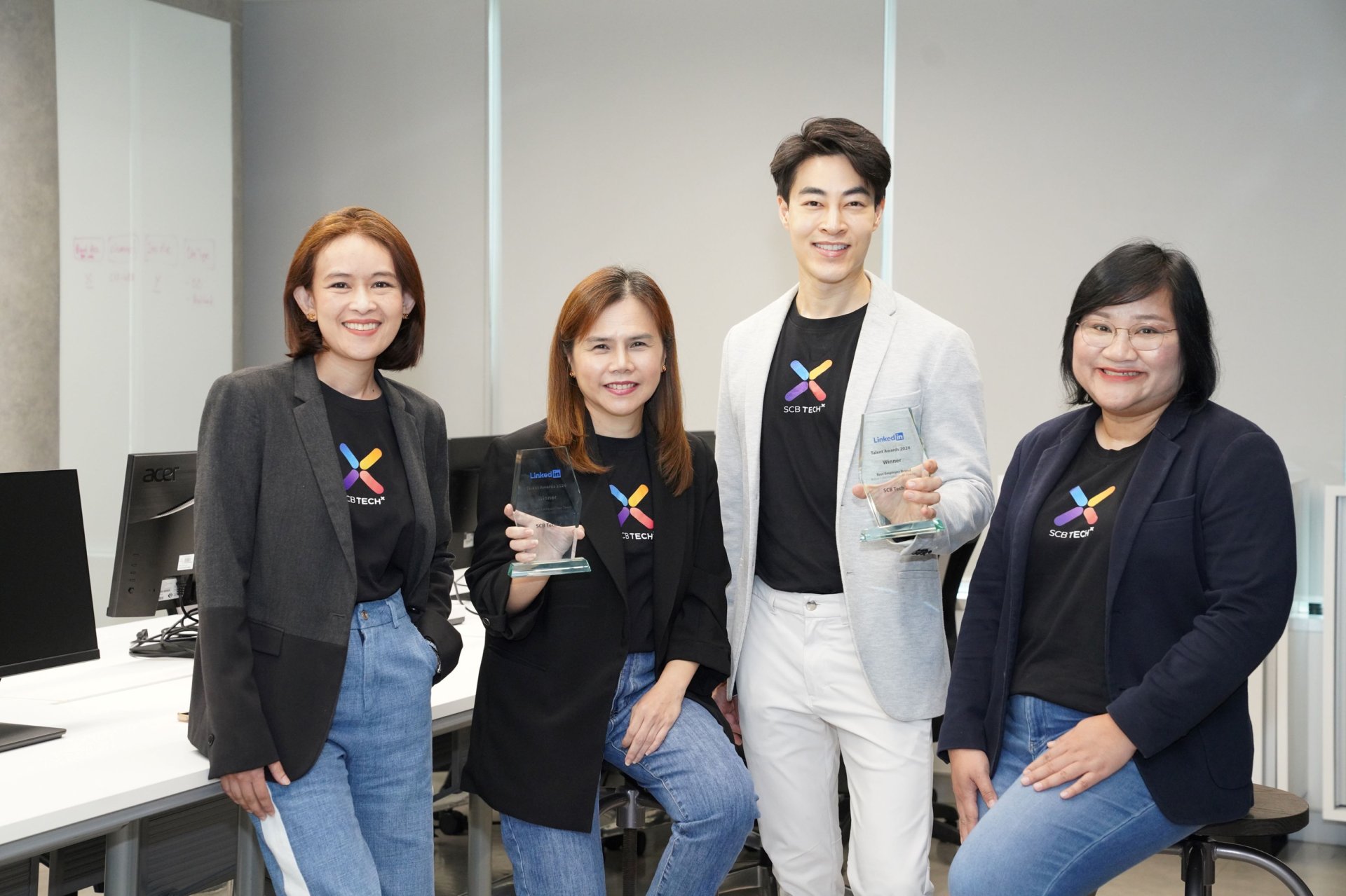 SCB TexhX  กวาด 2 รางวัลชนะเลิศด้านทรัพยากรบุคคล จัดโดย LinkedIn 