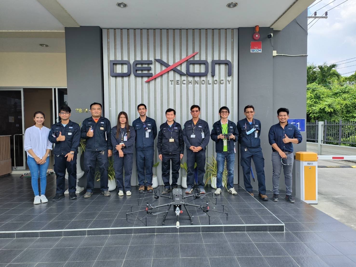 DEXON เปิดบ้านรับ IRPC โชว์นวัตกรรม UTM Drone GEN 2.0