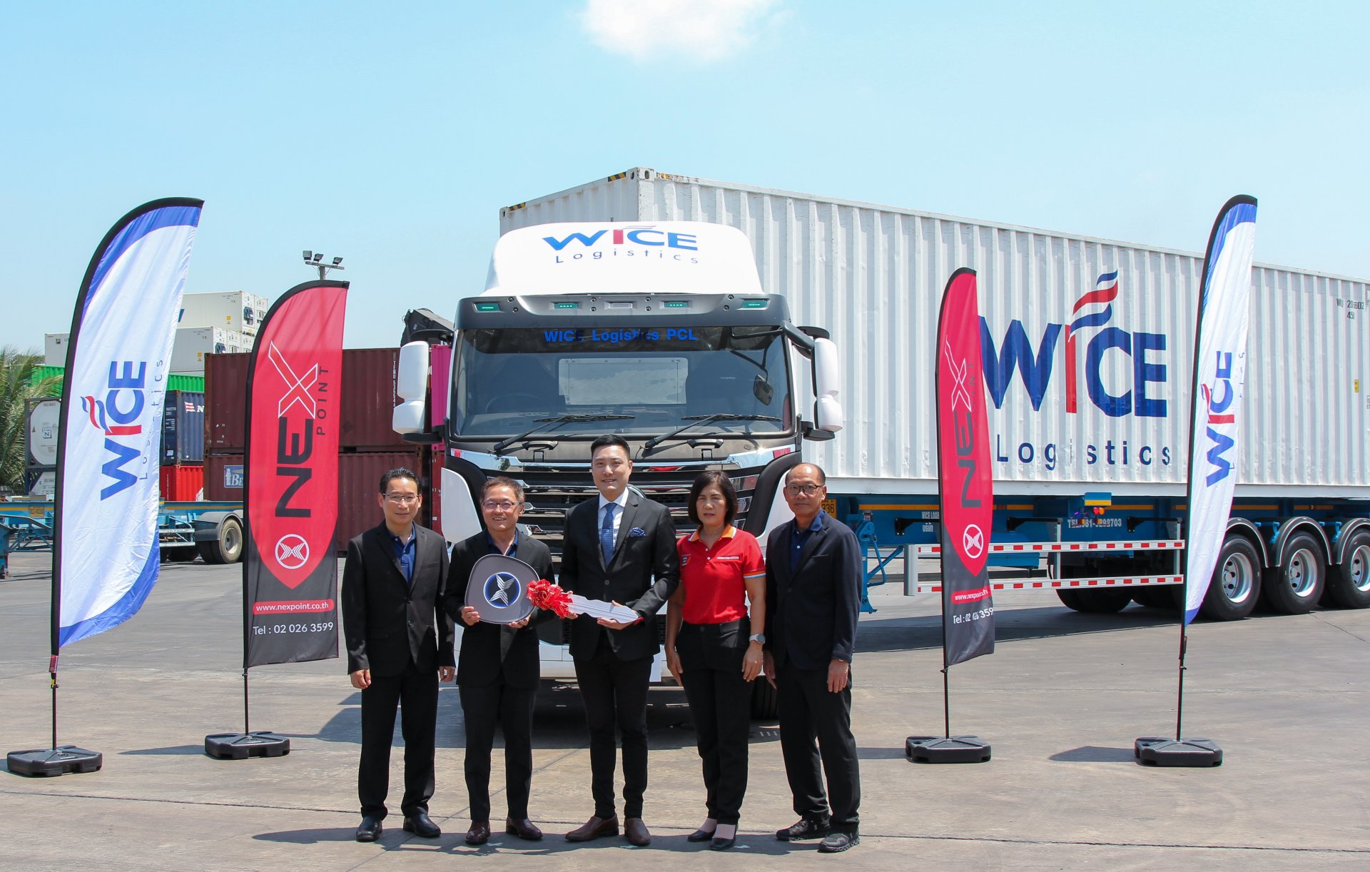 WICE รับมอบรถบรรทุกไฟฟ้าจาก NEX