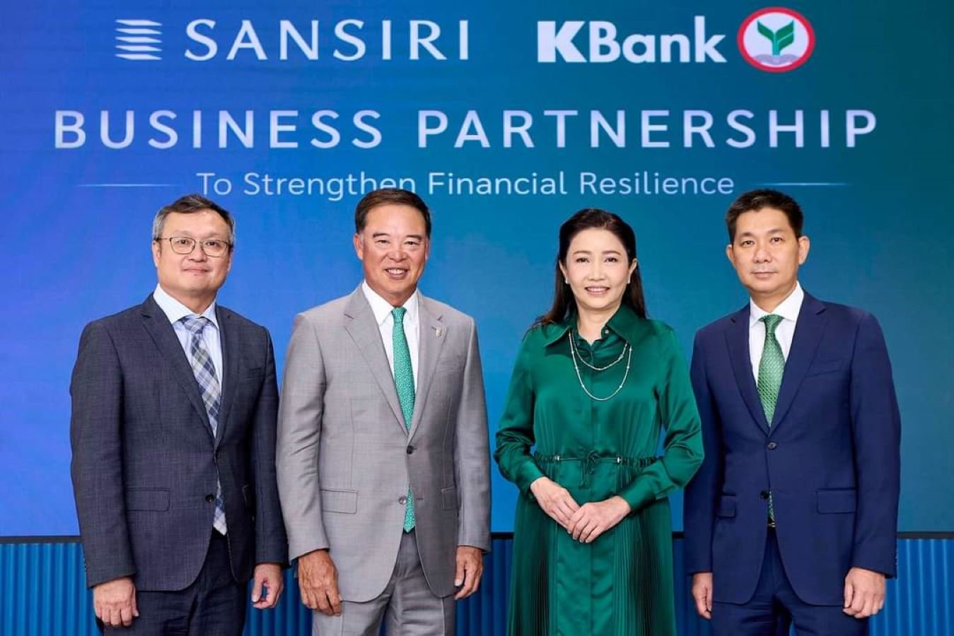 กสิกรไทยสนับสนุนสินเชื่อแสนสิริ พัฒนา 3 โครงการใหม่ เพื่อร่วมสร้างสังคมที่ยั่งยืน