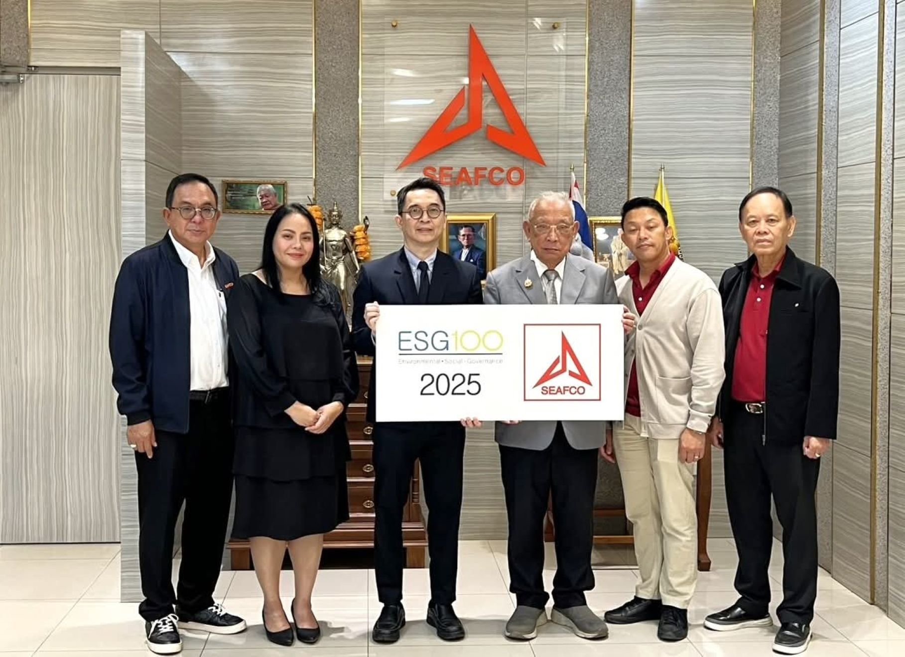 SEAFCO ติดอันดับหุ้นกลุ่ม ESG100 Company ต่อเนื่องเป็นปีที่ 4 