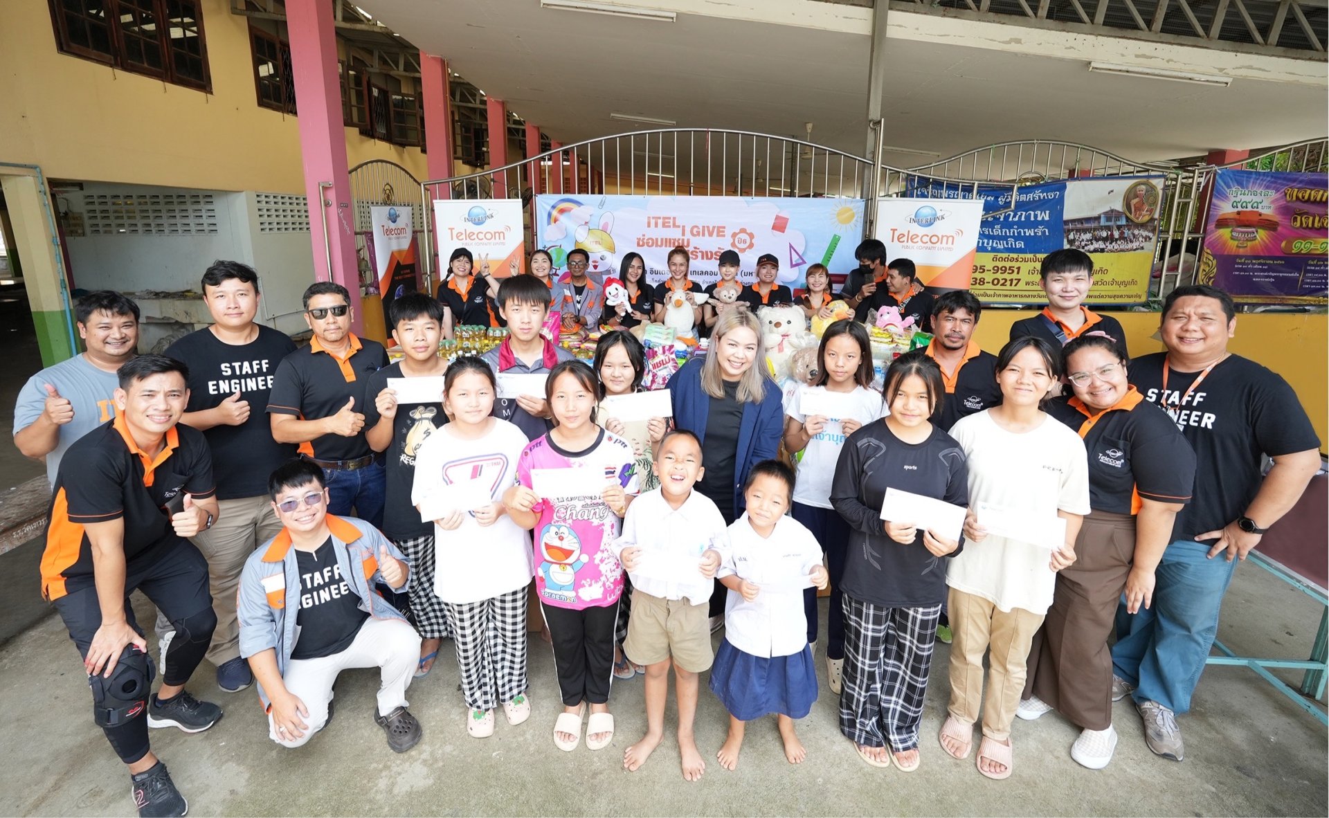 ITEL จัดกิจกรรม ซ่อมแซม สร้างรัก (ITEL I GIVE) ปีที่ 6 บ้านเด็กกำพร้า วัดเจ้าบุญเกิด จ. อ่างทอง