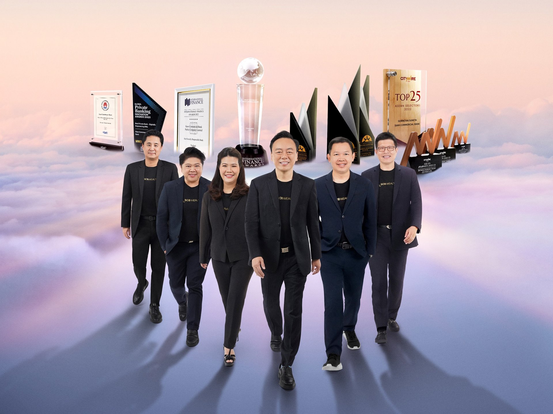 SCB WEALTH กวาด 11 รางวัลด้านการบริหารความมั่งคั่ง จาก 5 เวทีระดับโลก