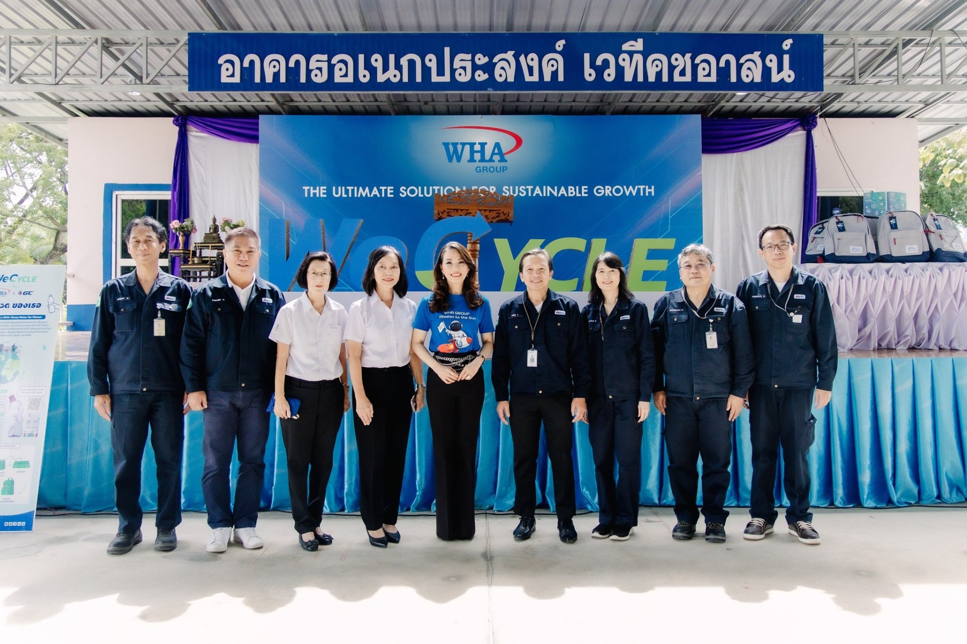 WHA ร่วมกับพันธมิตรสนับสนุนอุปกรณ์การศึกษาให้กับโรงเรียนรอบนิคมอุตสาหกรรม ต่อเนื่องเป็นปีที่ 25