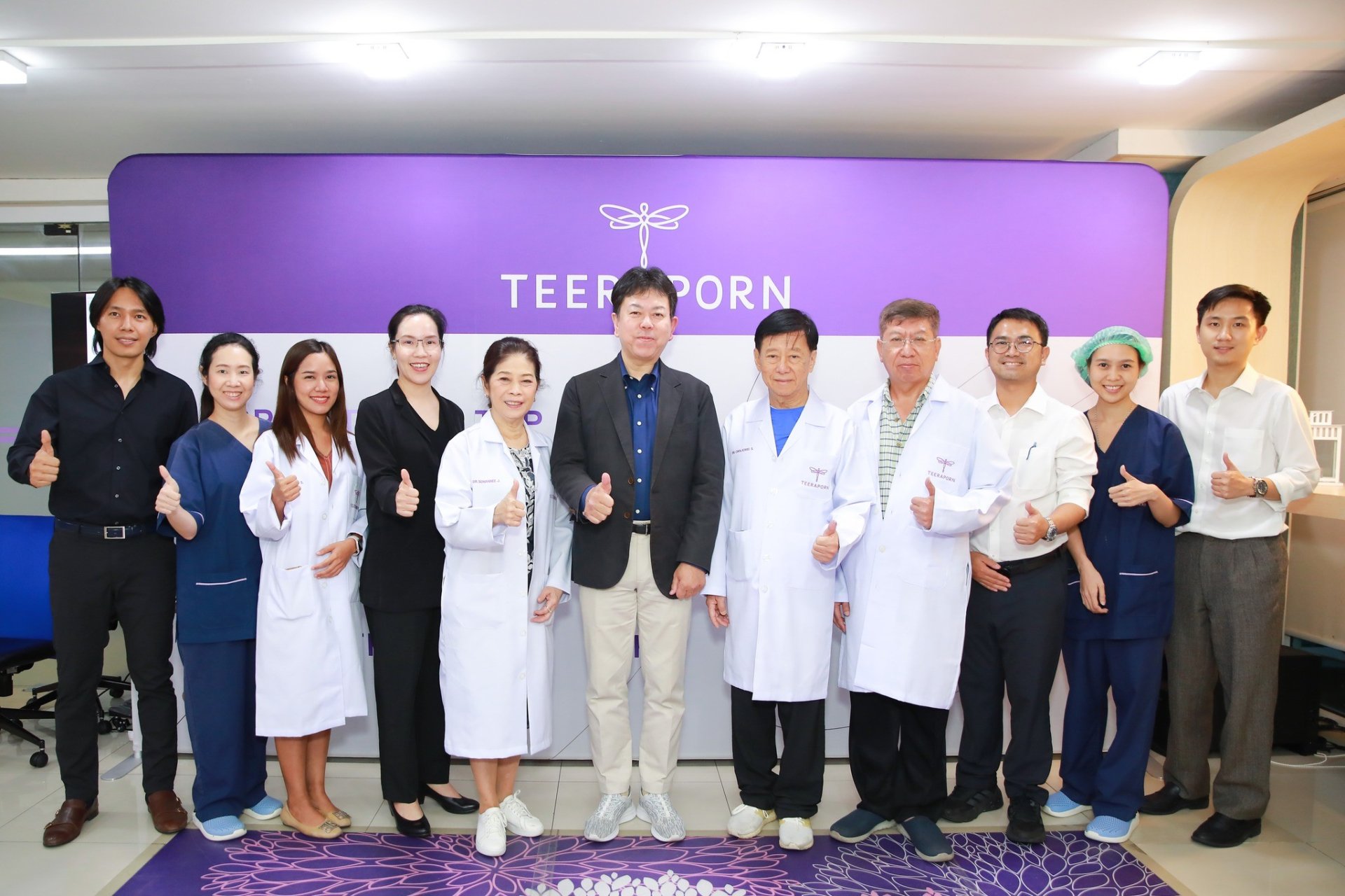 TRP ต้อนรับ ผู้ค้นพบสเต็มเซลล์จากไขมันญี่ปุ่น ยกระดับการให้บริการ FAT STEM CELL เสริมความงามบนใบหน้า