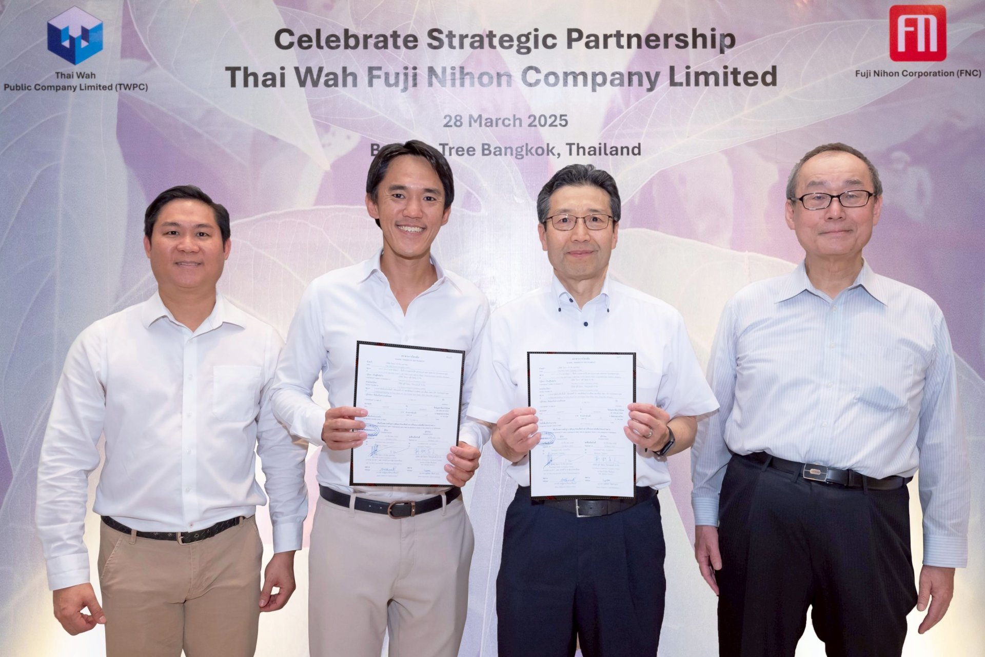 TWPC จับมือพันธมิตรญี่ปุ่นตั้งบริษัทร่วมทุน พัฒนานวัตกรรมจากแป้งมันสำปะหลัง บุกตลาดโลก