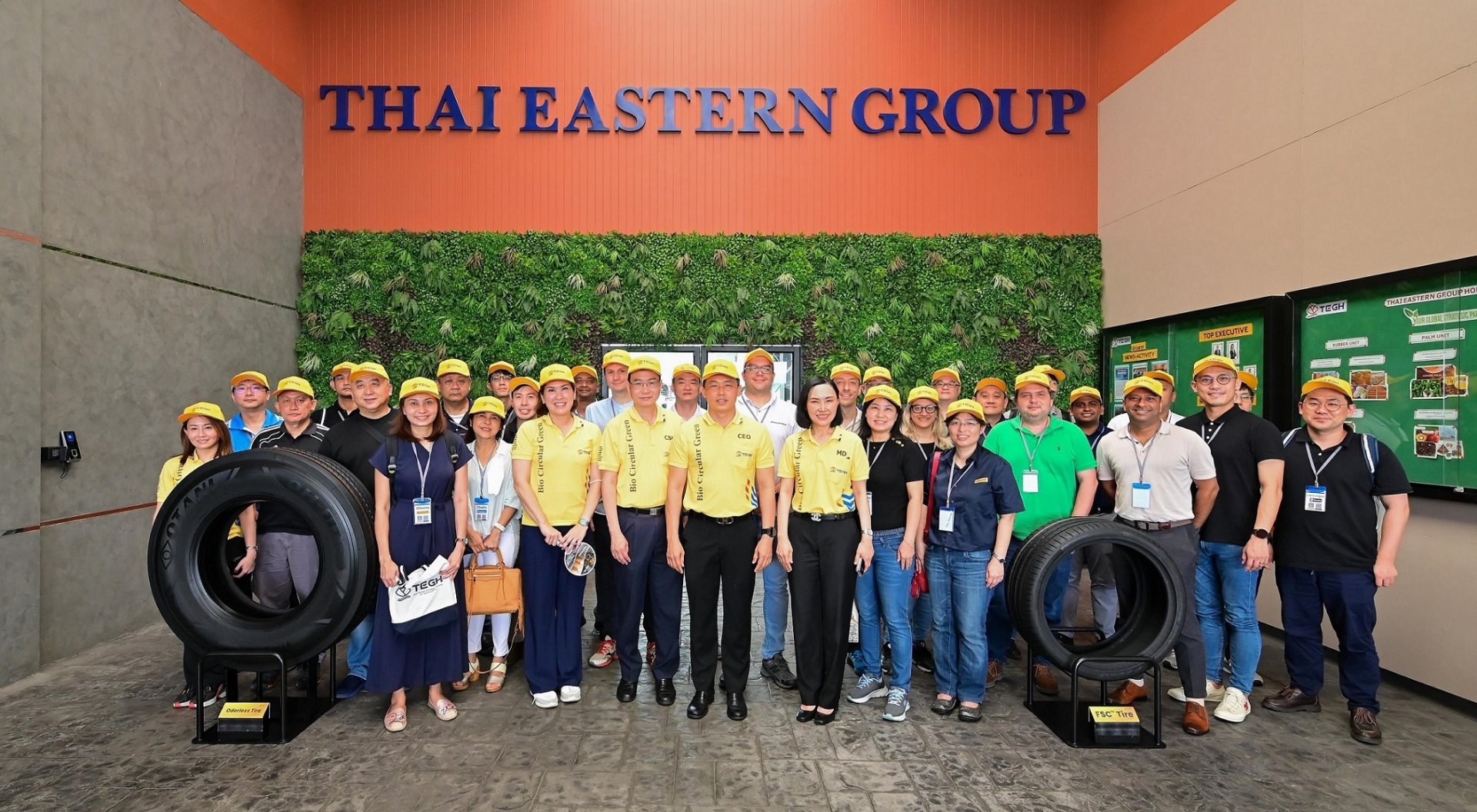 TEGH เปิดบ้านต้อนรับผู้บริหารจากบริษัทผลิตยางล้อชั้นนำของโลก 