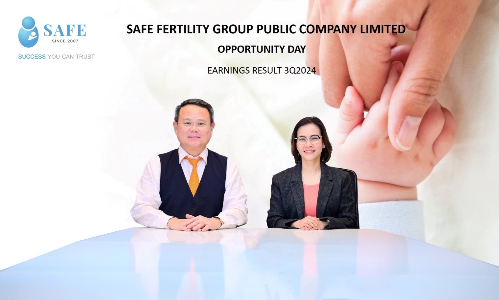 SAFE ชูเทคโนโลยีใหม่ PGTSeqA ขยายฐานลูกค้า