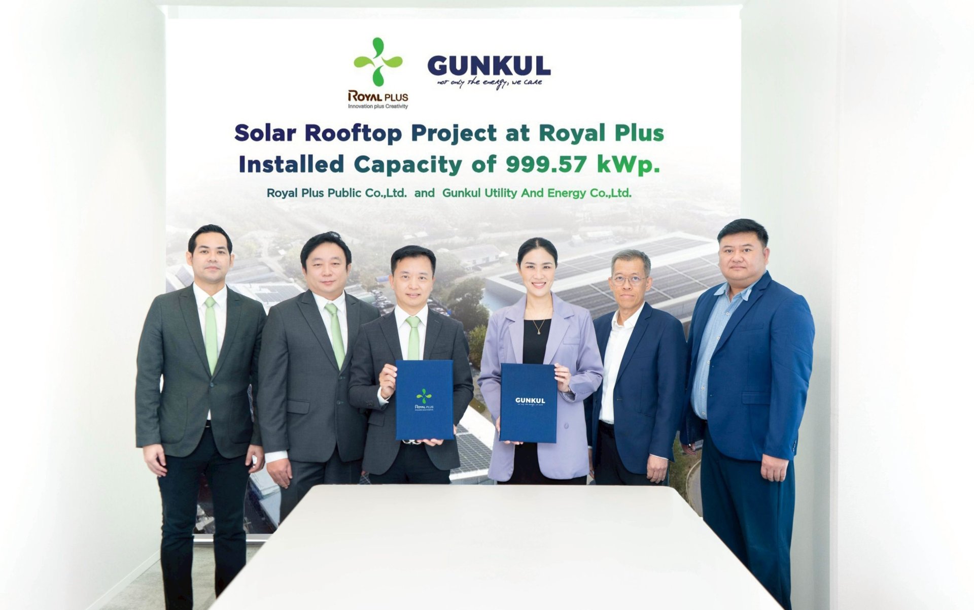 PLUS จับมือ GUNKUL ยกระดับการใช้พลังงานสะอาดมุ่งสู่ Net Zero อย่างเป็นรูปธรรม นำร่องอุตสาหกรรมอาหารและเครื่องดื่มไทย