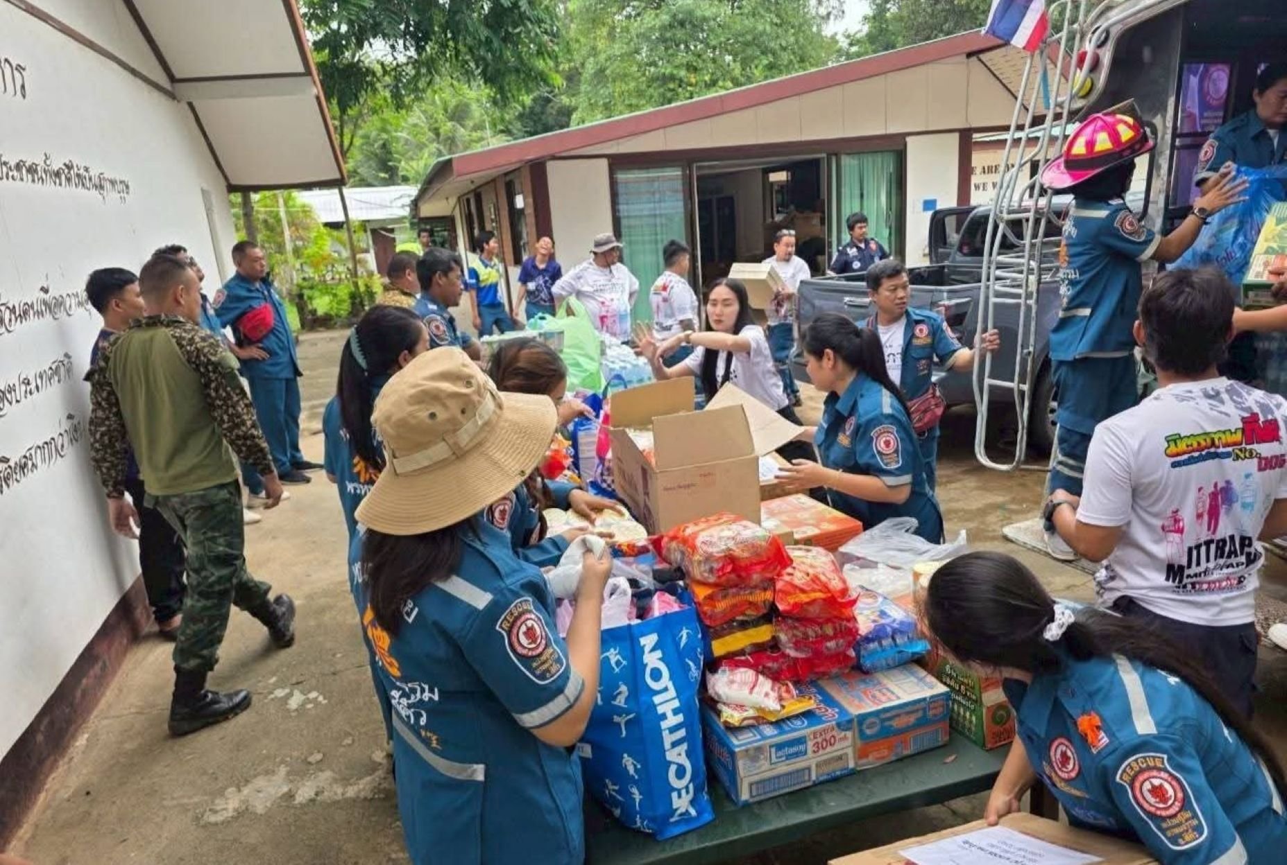 SSP ส่งต่อความห่วงใยช่วยเหลือผู้ประสบภัยชายแดนบุรีรัมย์ 