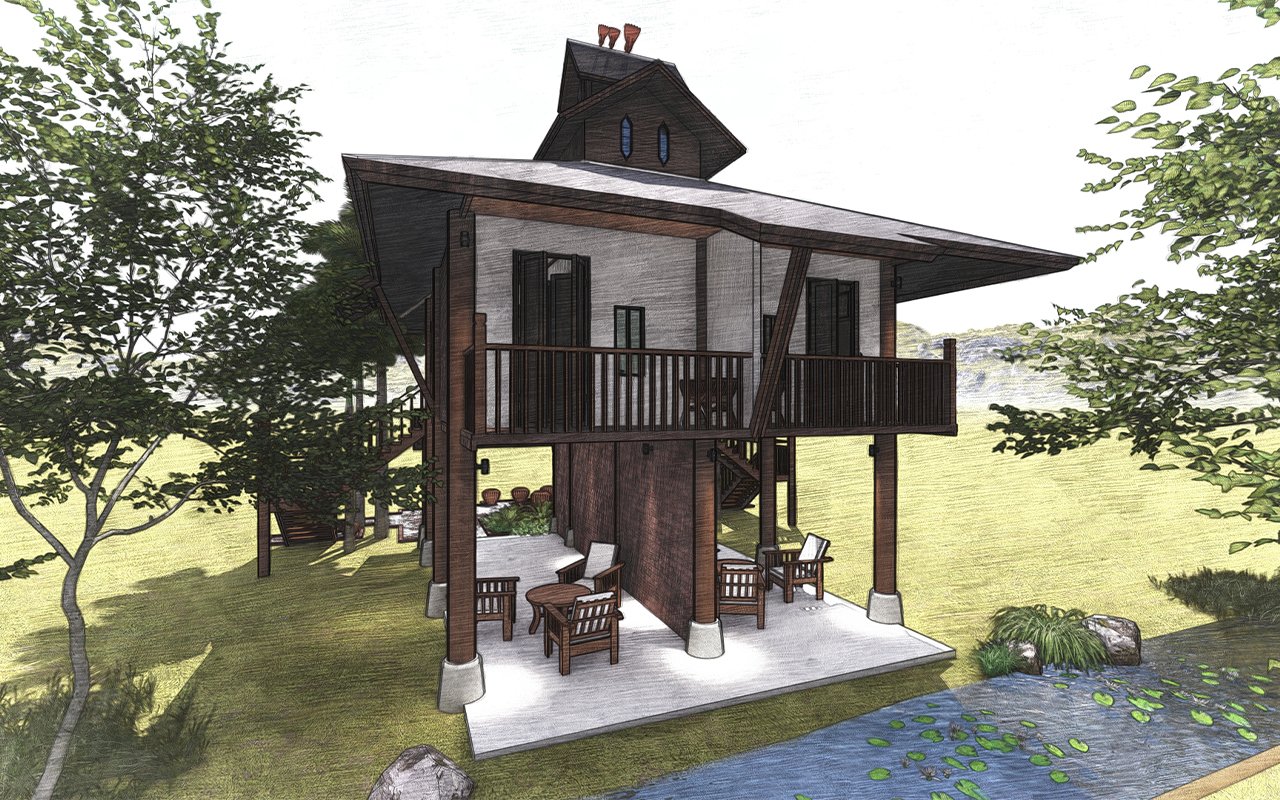 ออกแบบและตกแต่งบ้านพักสไตล์รีสอร์ท เชียงใหม่ พัทยา ชลบุรี Landscape Architecture Design Resort