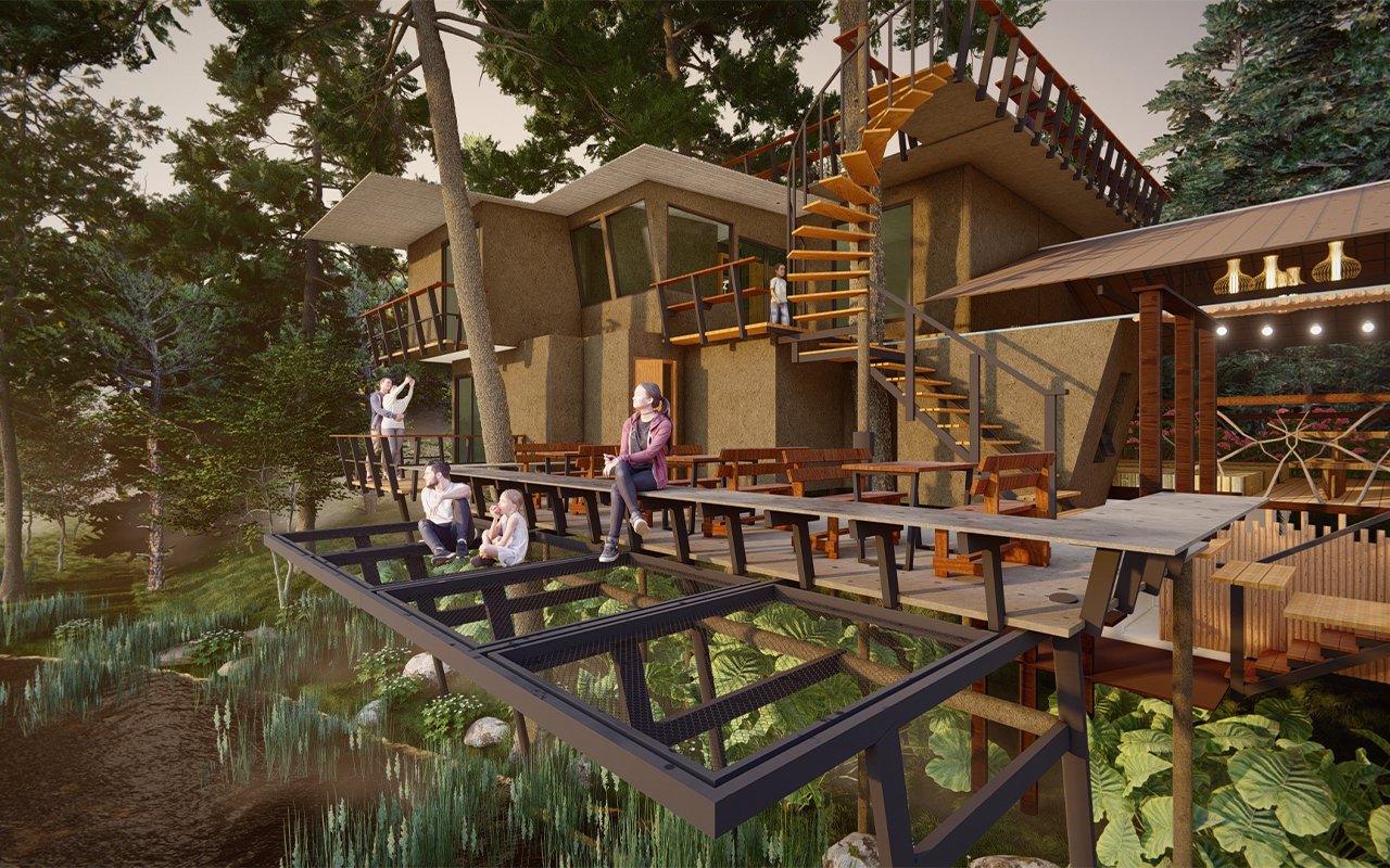 ออกแบบและตกแต่งรีสอร์ท ที่เที่ยวลำปาง Landscape Architecture Design Resort