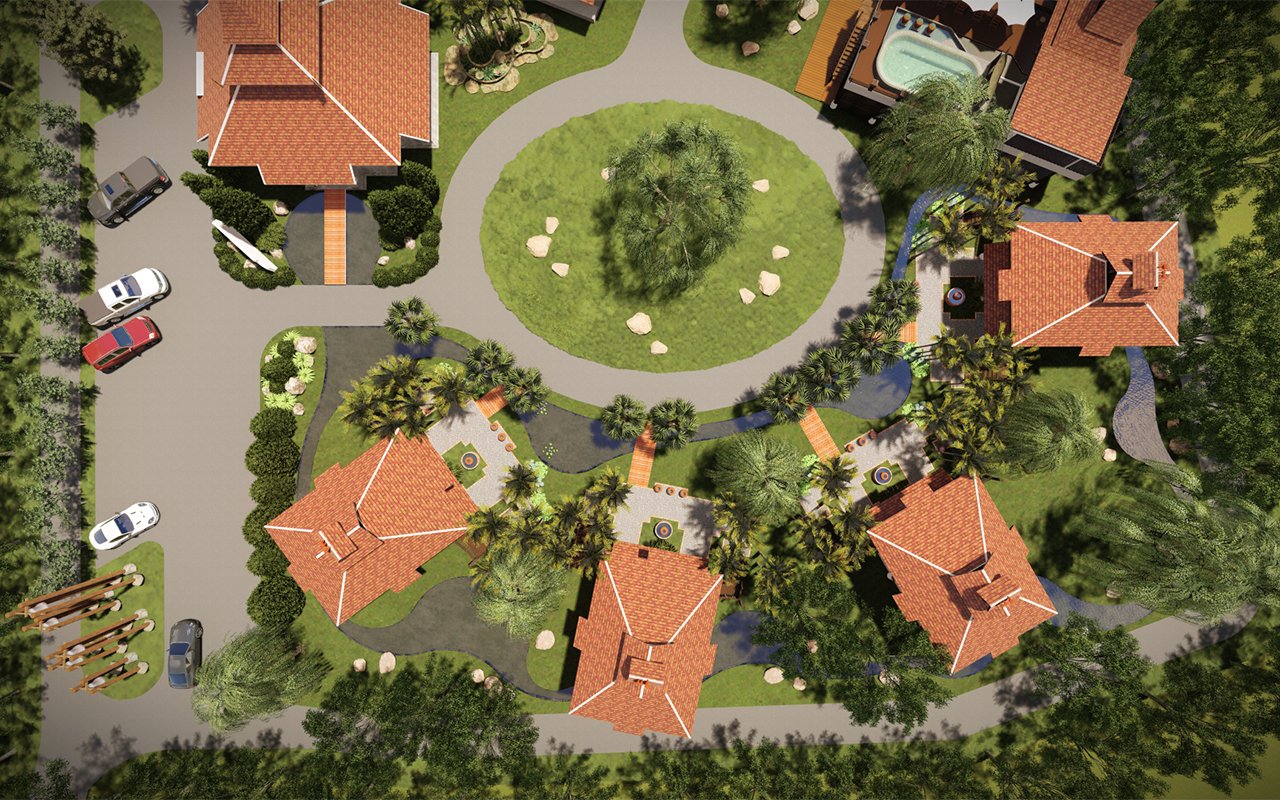 ออกแบบและเขียนแบบ ที่พักฟาร์มสเตย์ เชียงใหม่ พัทยา ชลบุรี Landscape Architecture Design Residence Farm stay