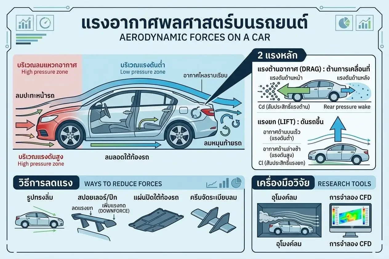 แรงอากาศพลศาสตร์บนรถยนต์