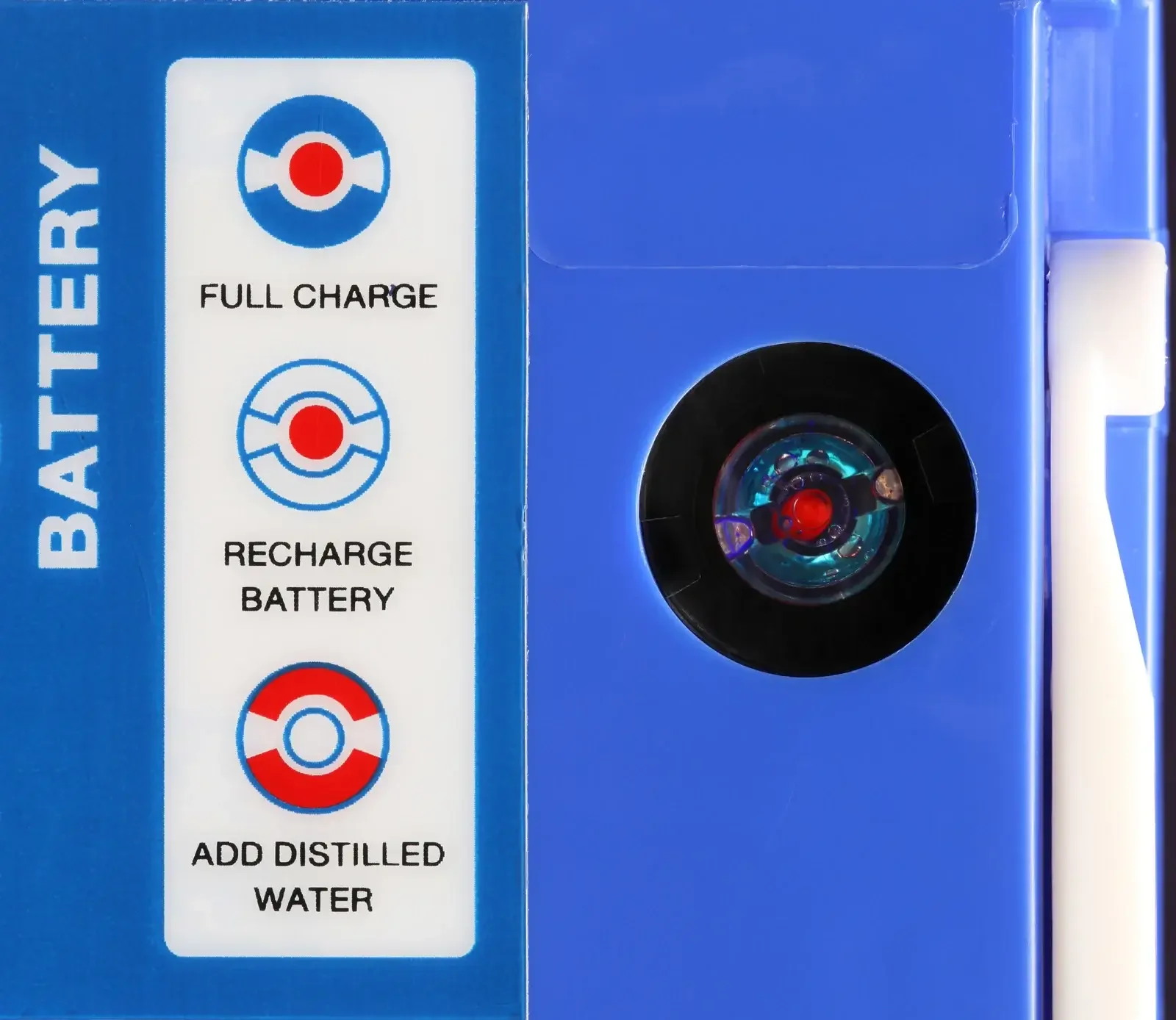 สถานะแต่ละสีของตาแมวแบตเตอรี่