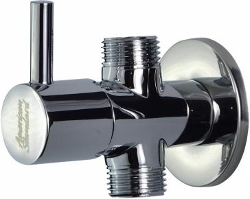 F65602-CHADY ANGLE VALVE 90 DEGREE W 2 OUTLET