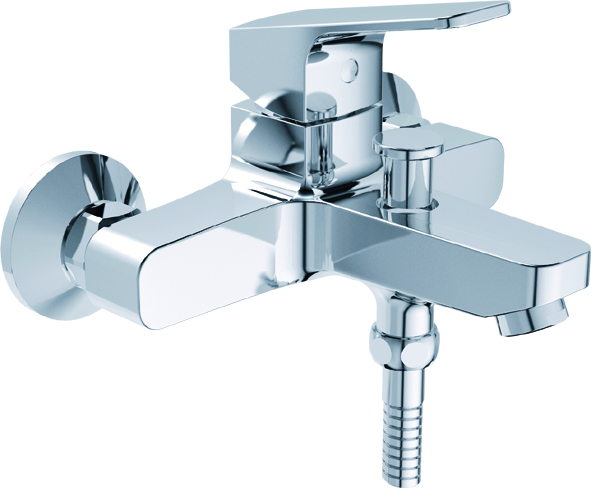 F10411-CHACT200B CONCEPT SQUARE EXP.BATH&SHOWER MIXER WITH HANDSPRAY