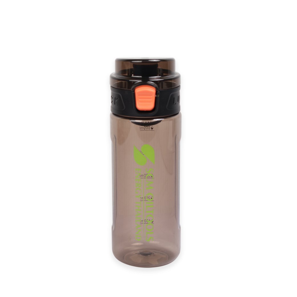 กระบอกน้ำพลาสติกใส BPA-free ปลอดภัยต่อสุขภาพ ฝาปิดแน่นพกพาสะดวก เหมาะเป็นของที่ระลึก ของชำร่วย และของแจกสำหรับลูกค้า