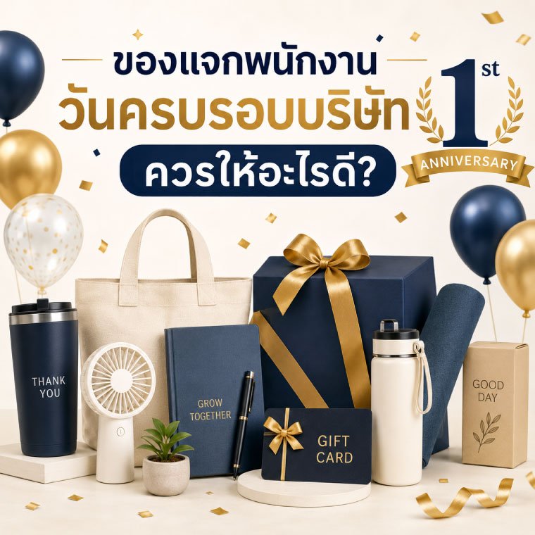 ของแจกพนักงานวันครบรอบบริษัท ควรให้อะไรดี