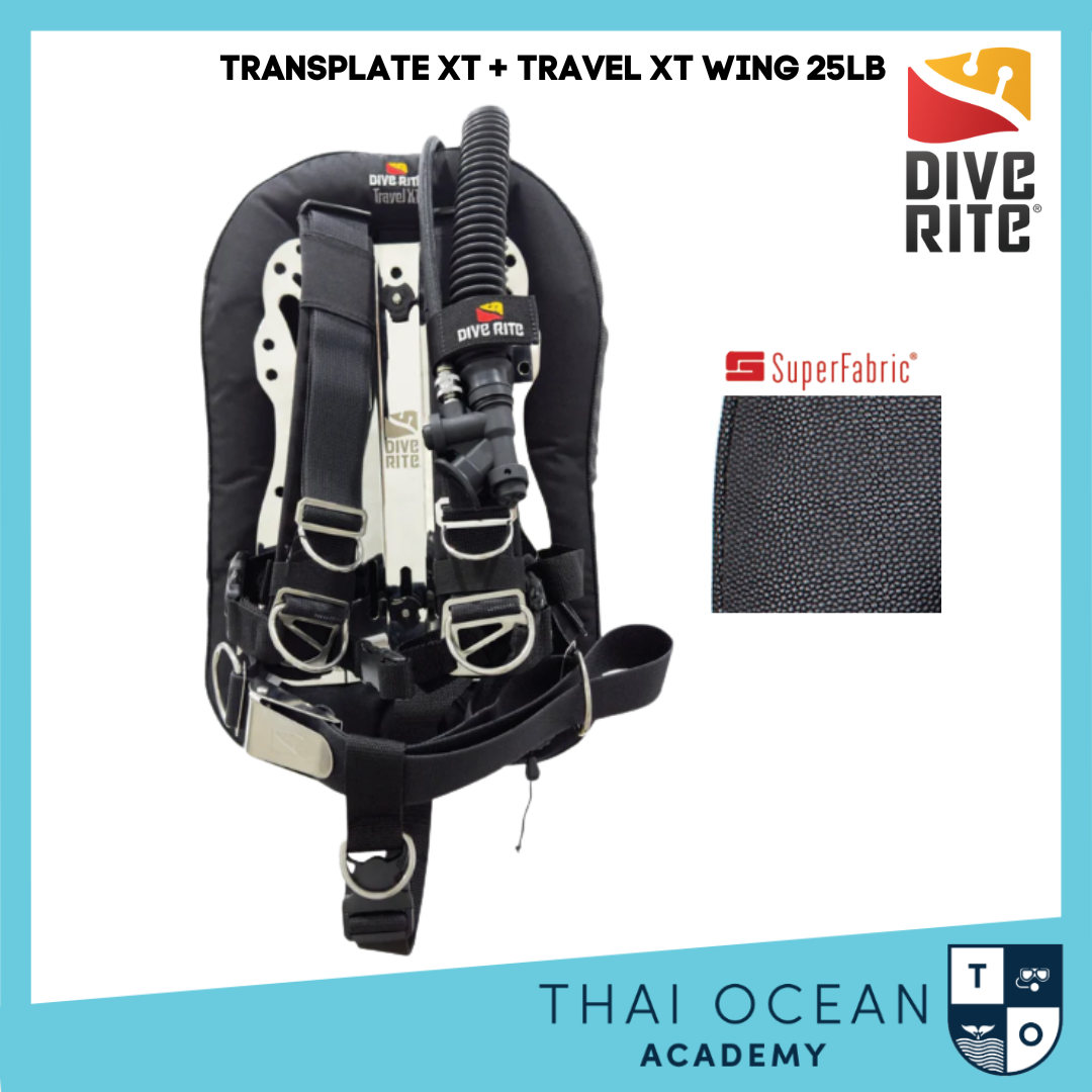 Dive Rite TRANSPLATE XT with TRAVEL XT WING (25LB) - Thai Ocean Academy -  thaioceanacademy