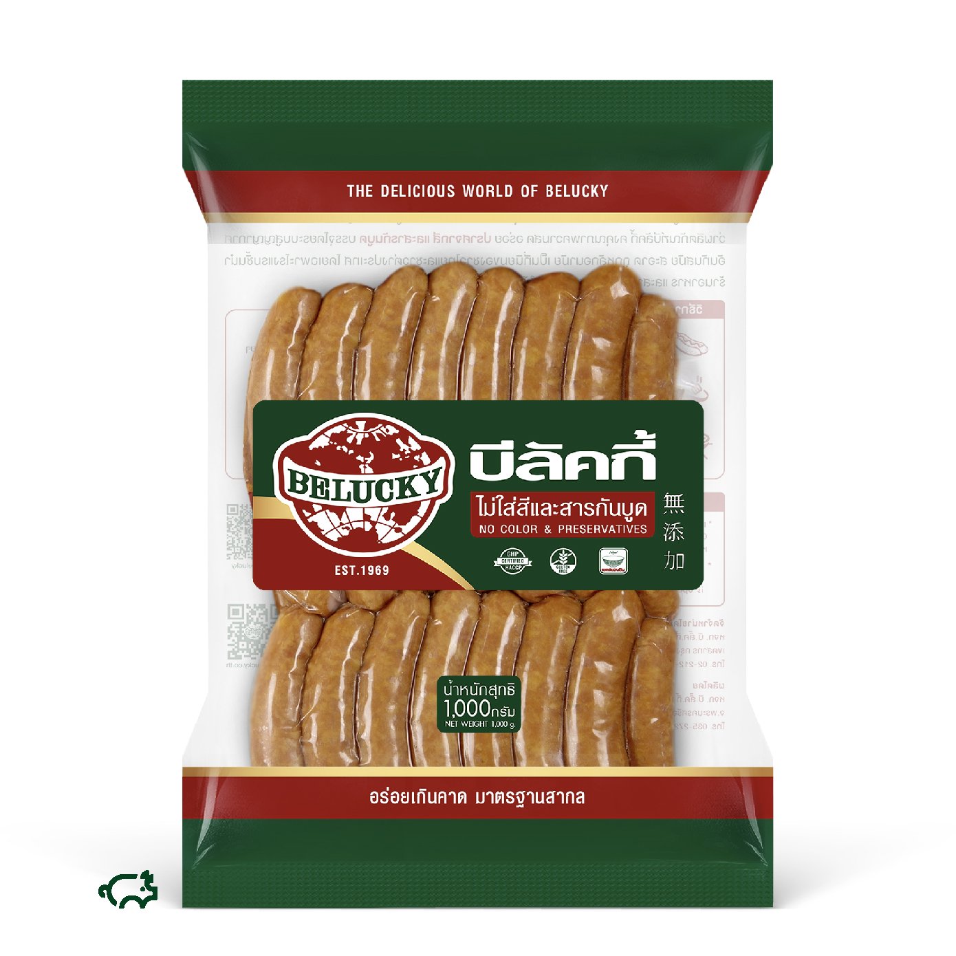 Belucky บีลัคกี้ Arabiki Sausage ไส้กรอกอะระบิกิ ( 100g / 1000g )