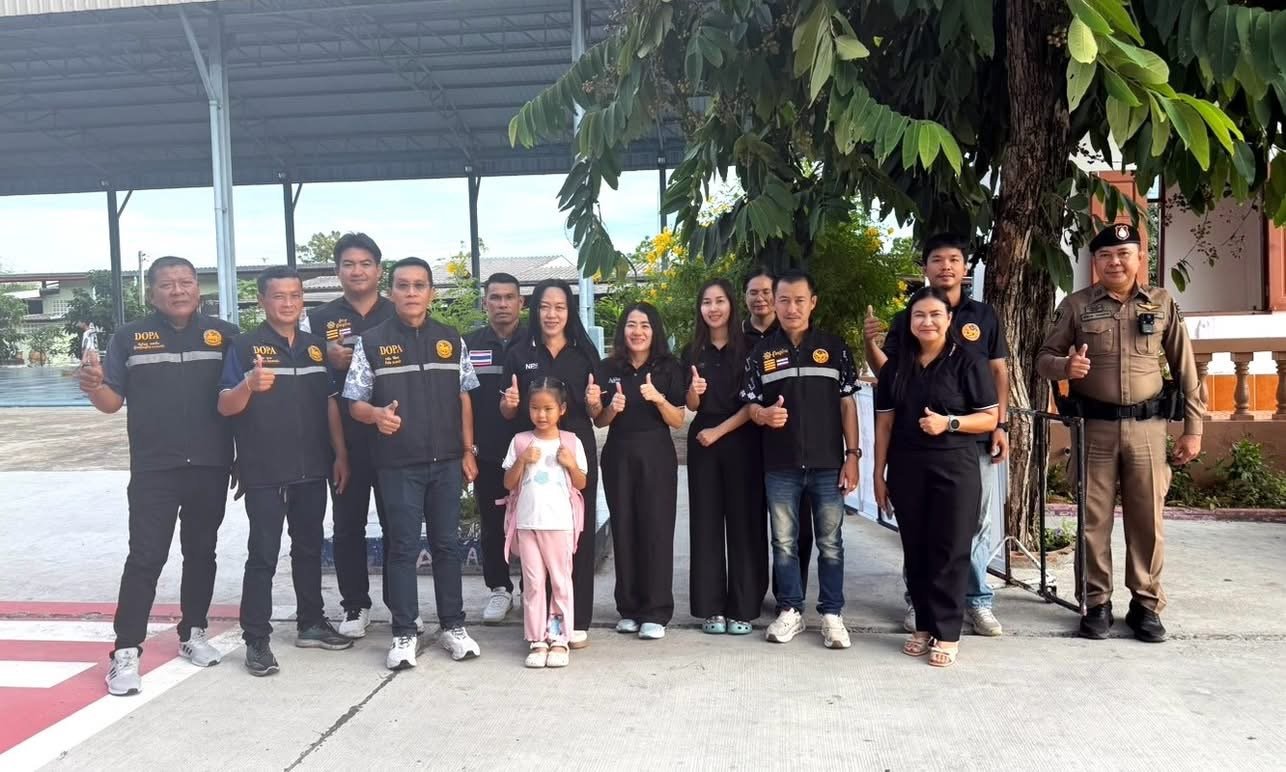  ขอบพระคุณฝ่ายปกครองตำบลนาป่า ร่วมดูแลความปลอดภัยนักเรียน