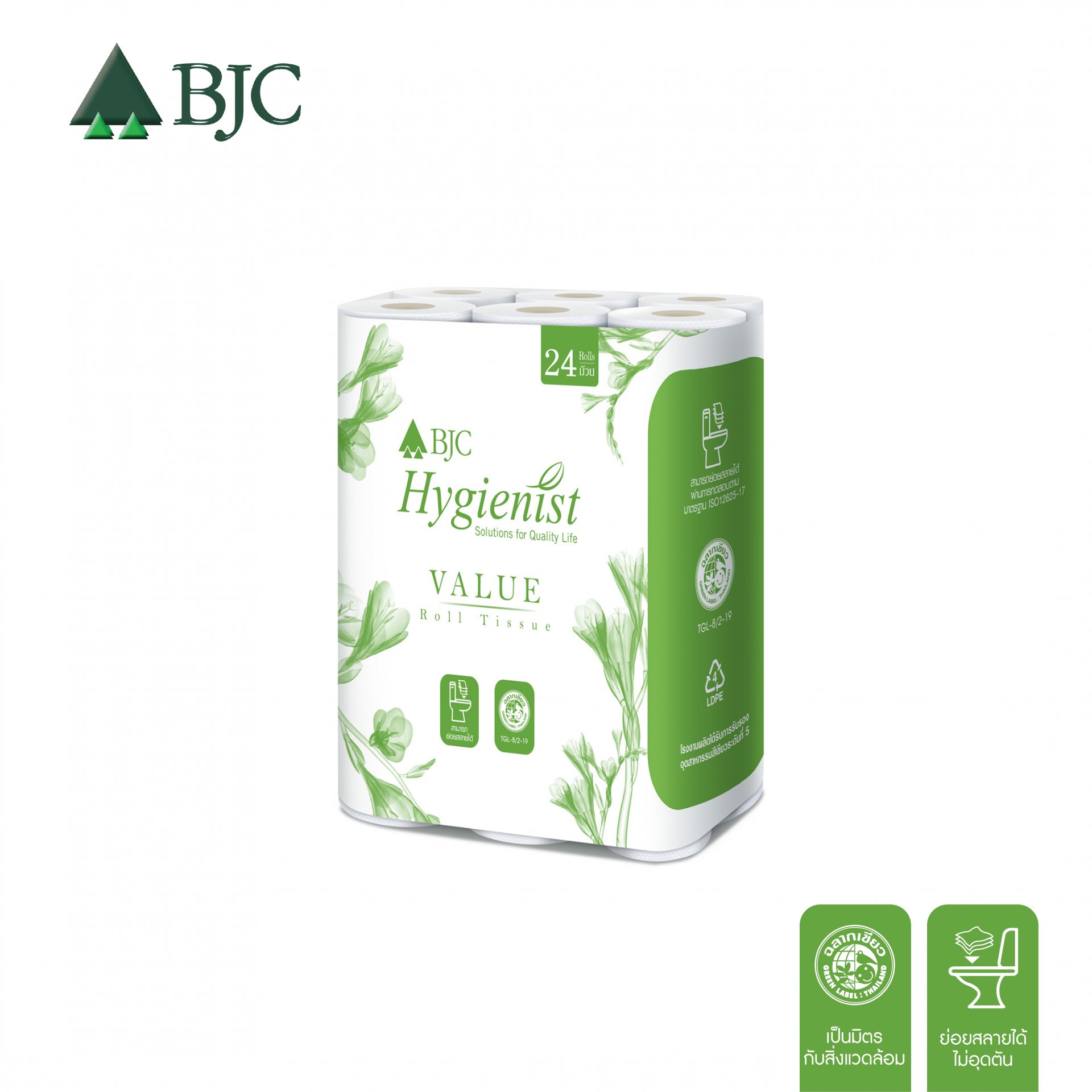 BJC Hygienist Value Roll Tissue 24"r